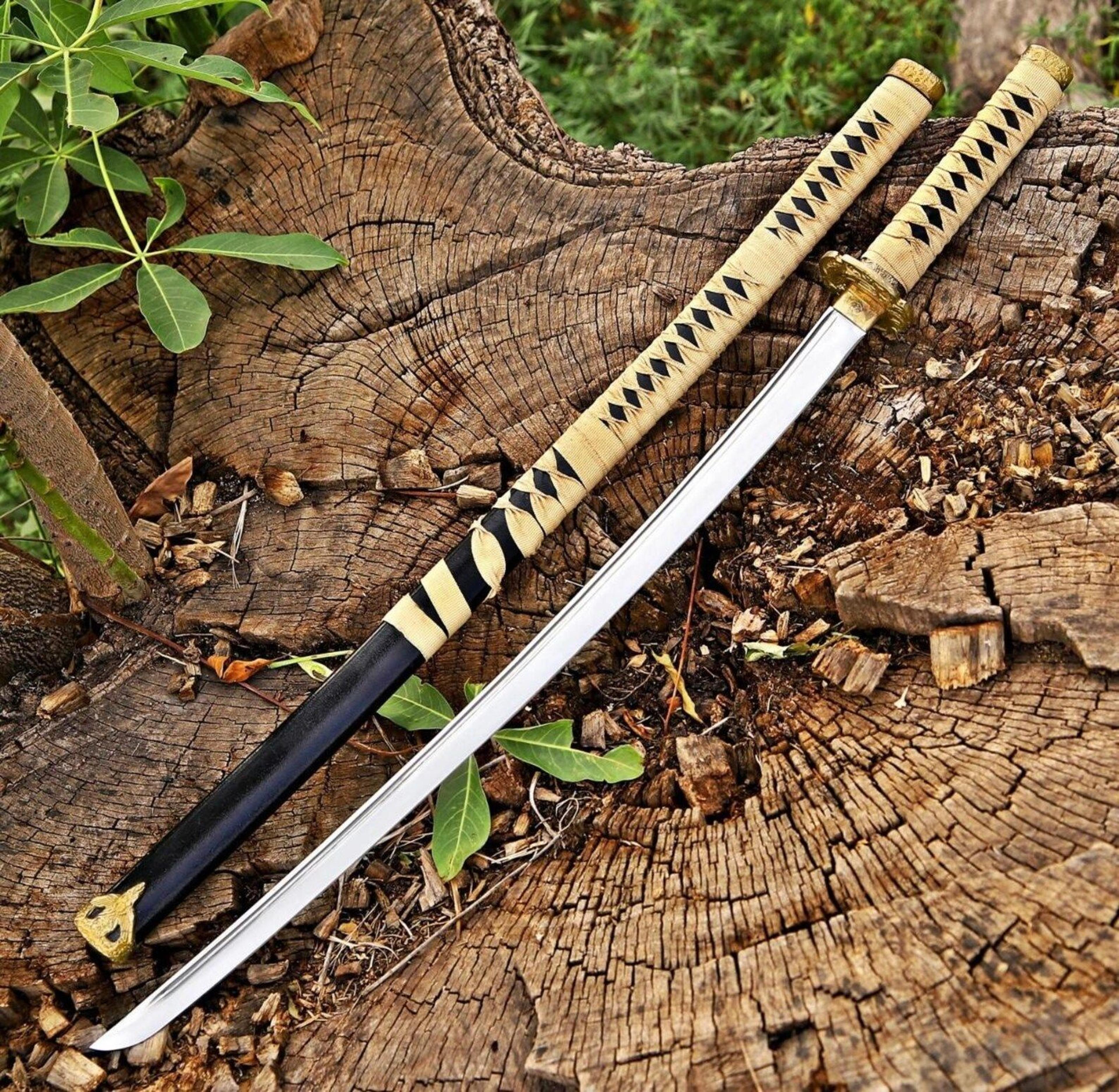 monogram custom japanese katana | personalized engraved samurai sword | japanese samurai blade