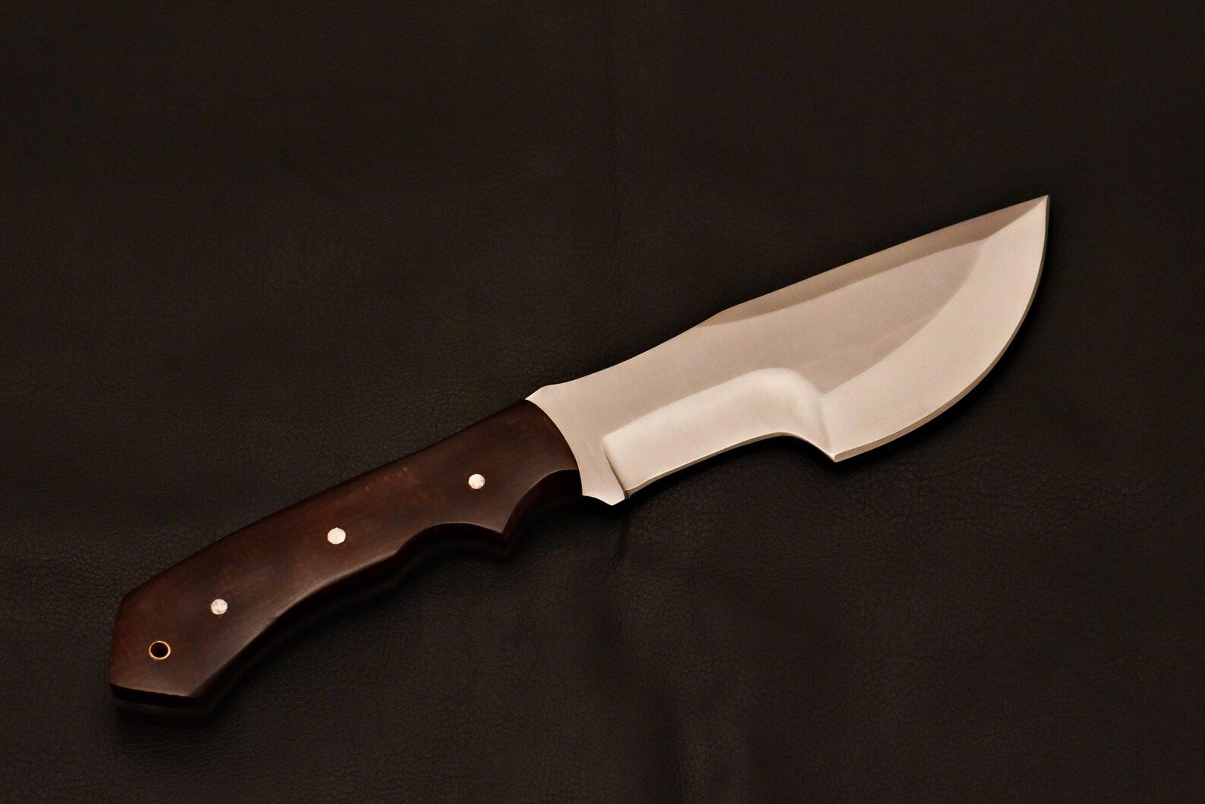 handmade 1095 steel tracker knife | micarta handle fixed blade | survival enthusiasts