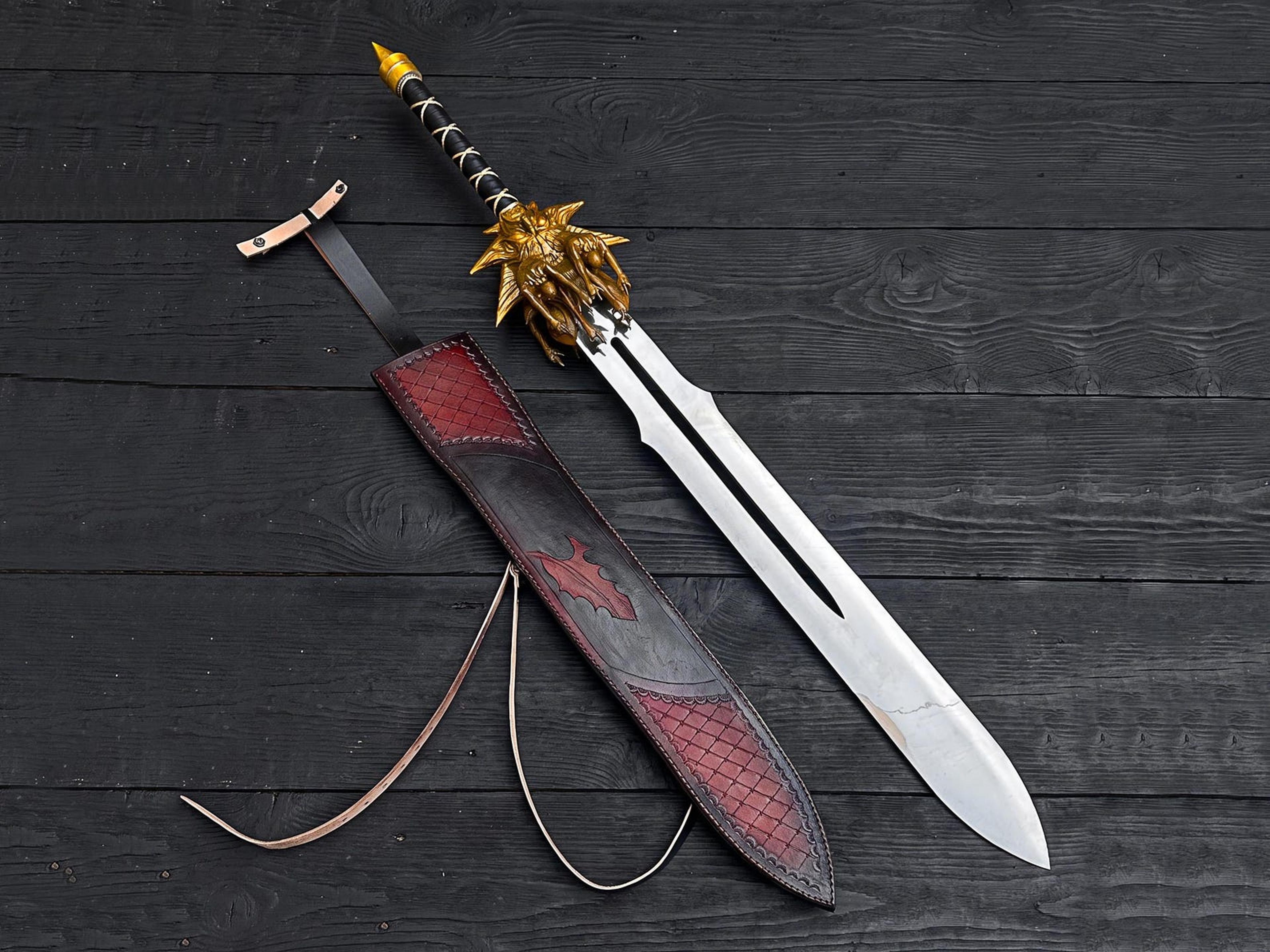 handmade olympus god of war blade sword replica collectible gift for collectors and history lovers