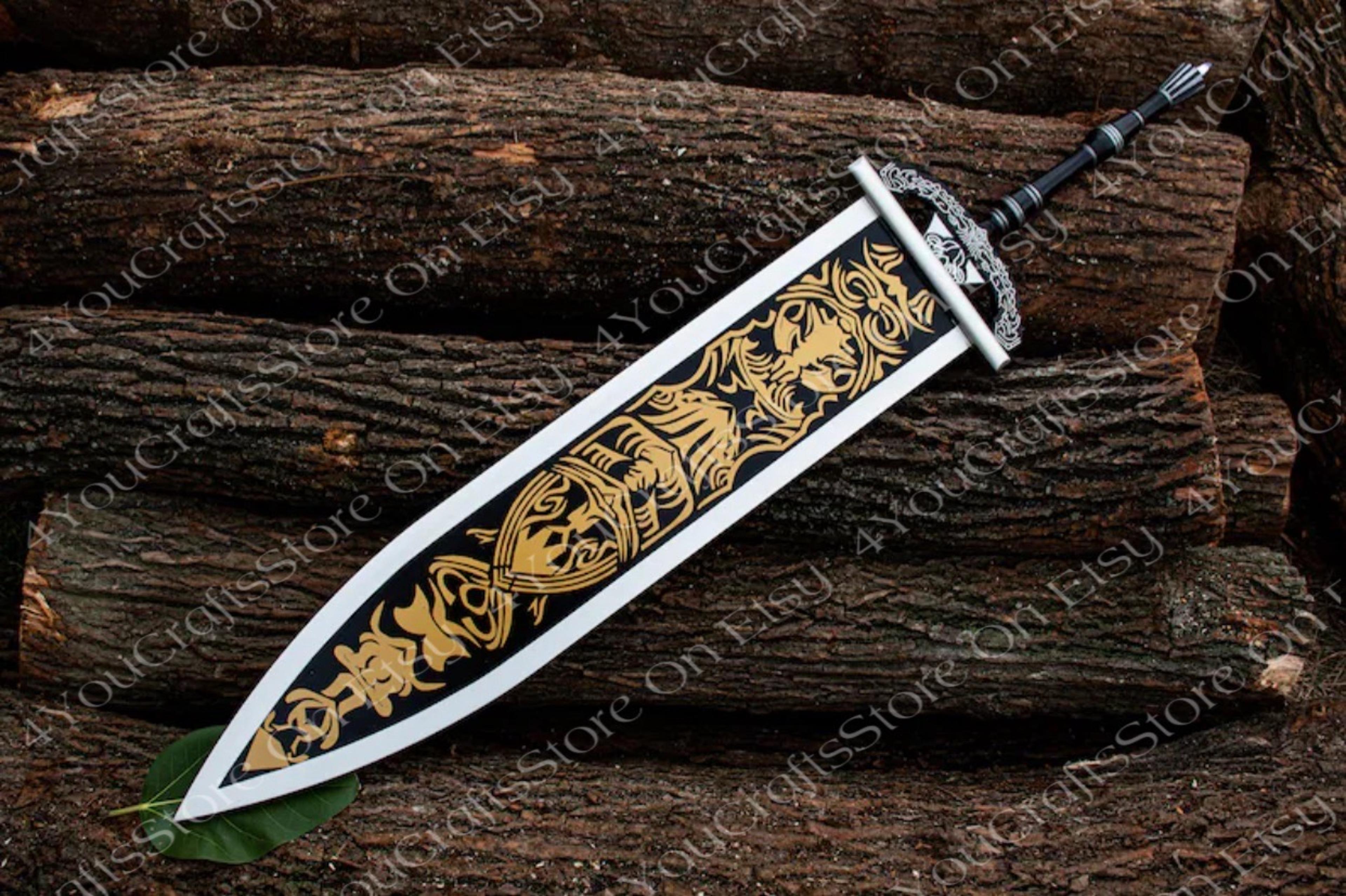 bloodborne ludwig's holy blade the witcher sword ,bloodborne cosplay sword custom engraved sword