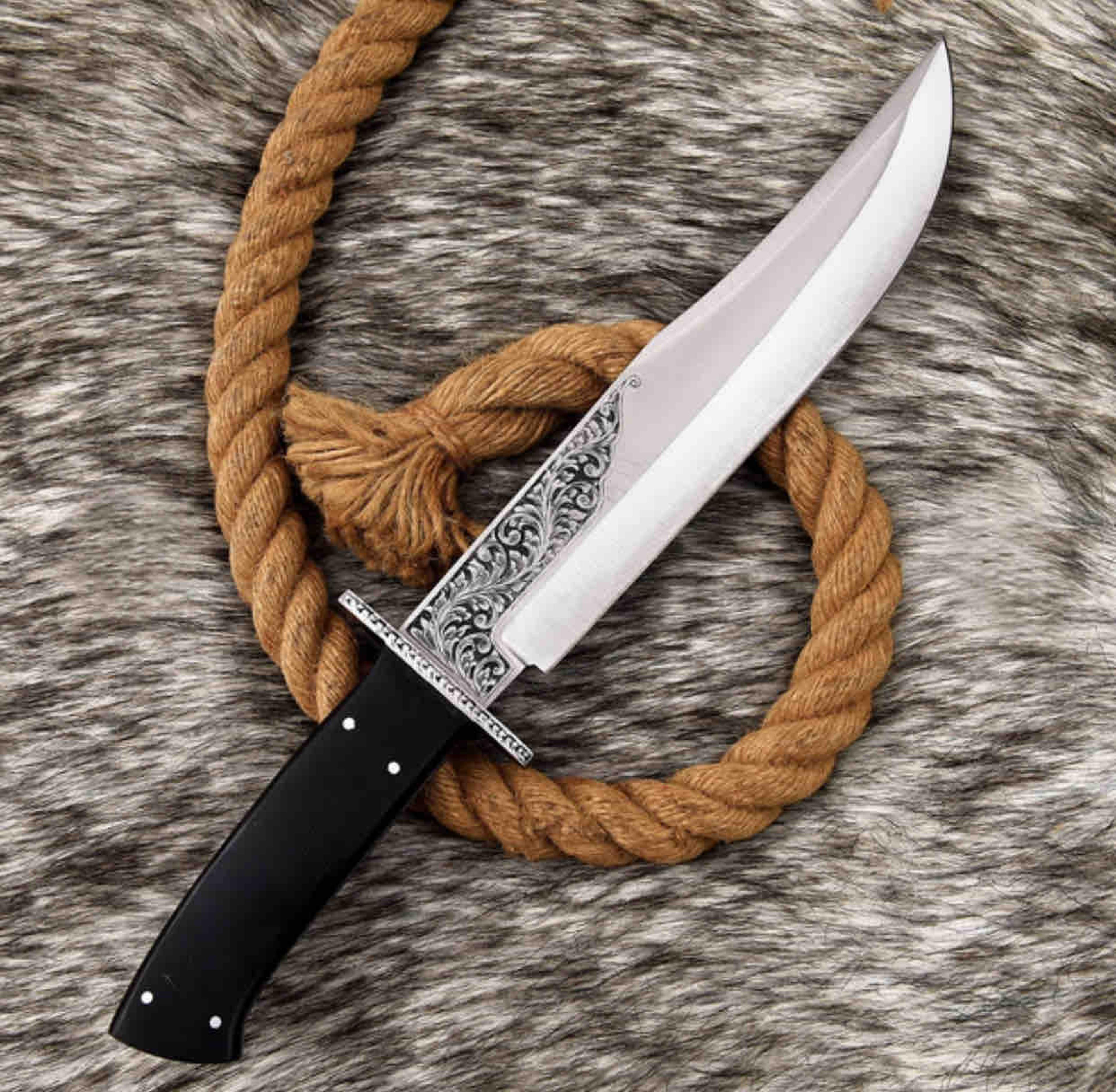 hunting knife for outdoors , engraved hunting bowie knife , christmas gift, anniversary gift, gift for boyfriend