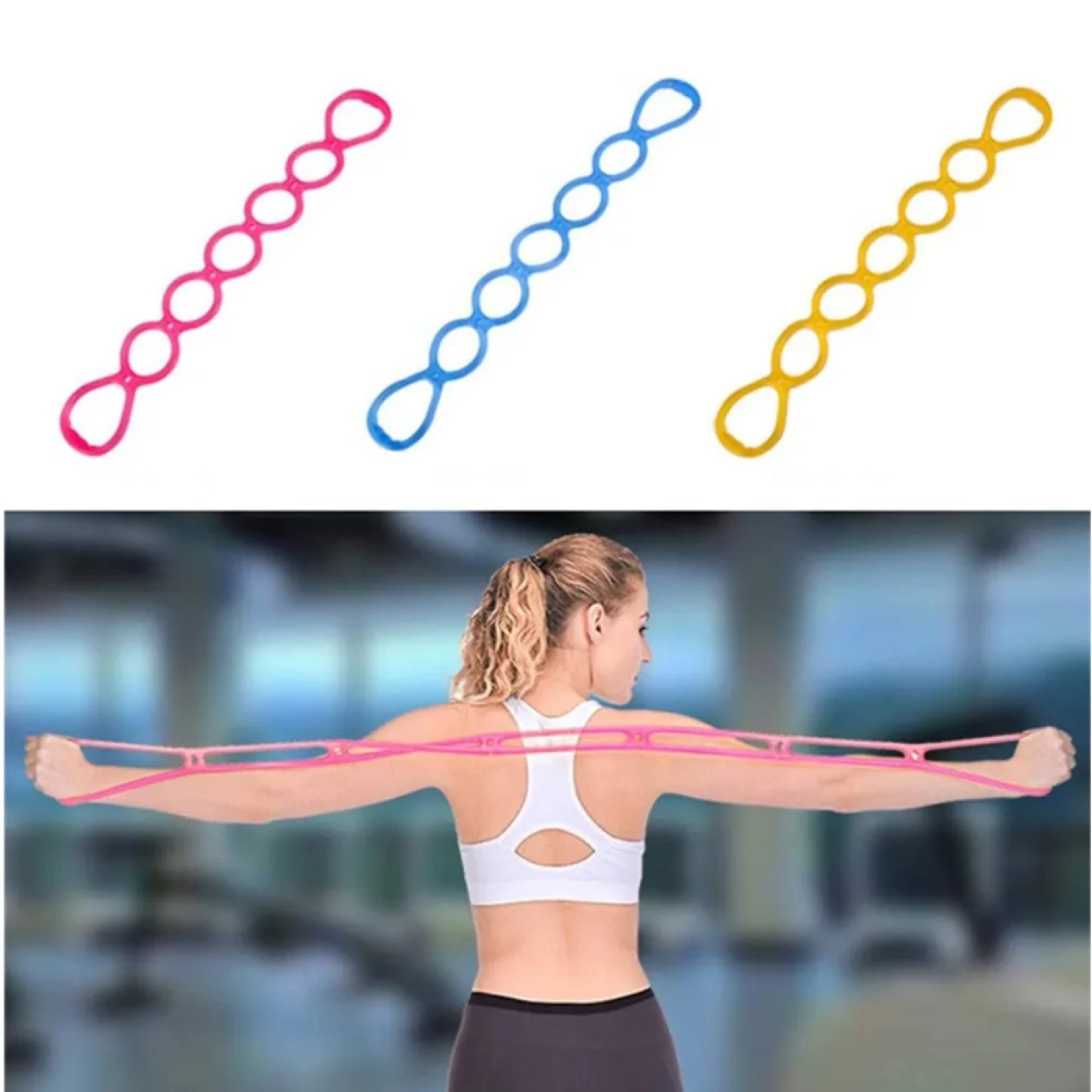 yoga pilates ring accessories with pilate bed zen ring & yoga wheel set, premium yoga pilates equipment for home workout