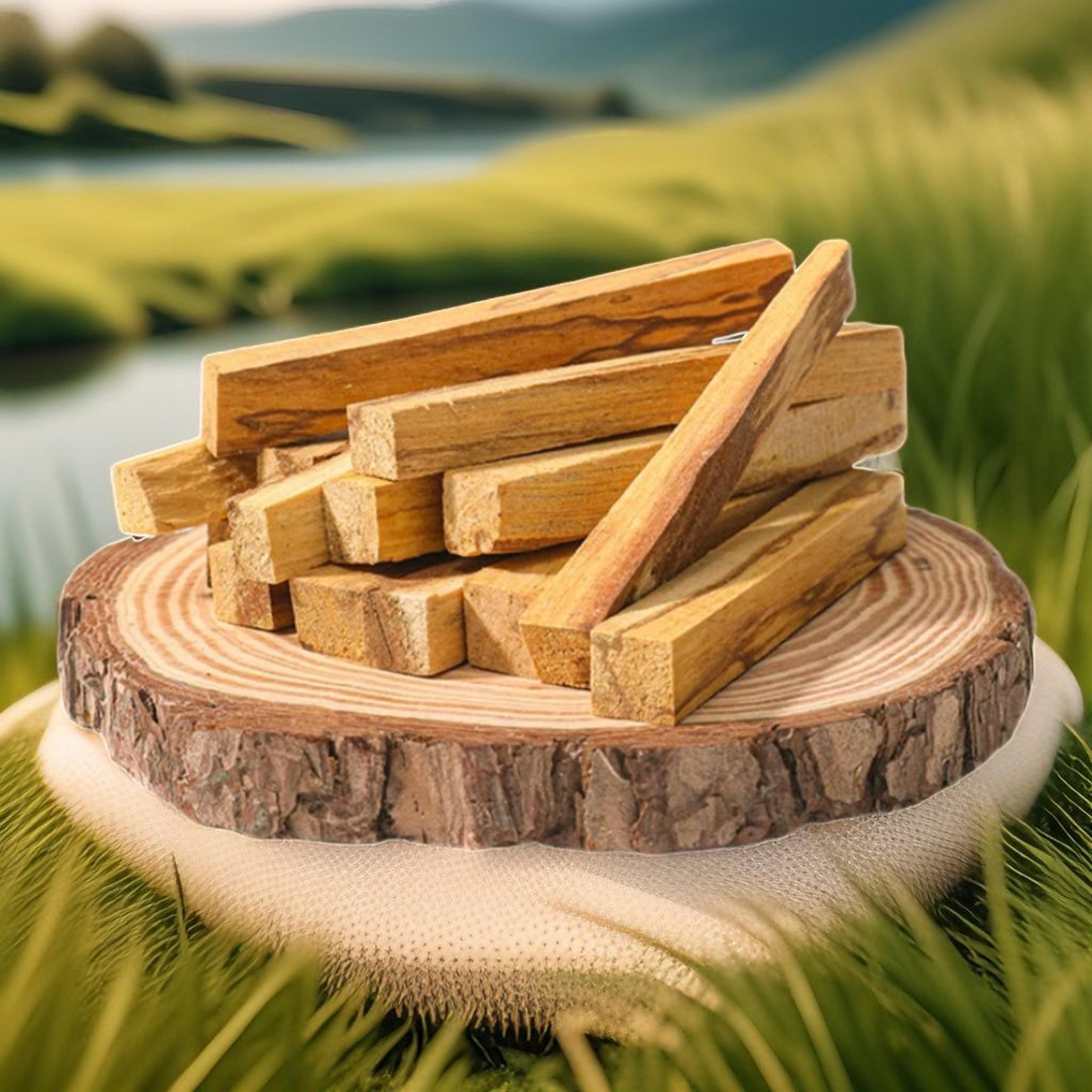 palo santo natural incense sticks high oil content for indoor aromatherapy, relaxation, meditation & refreshing breath
