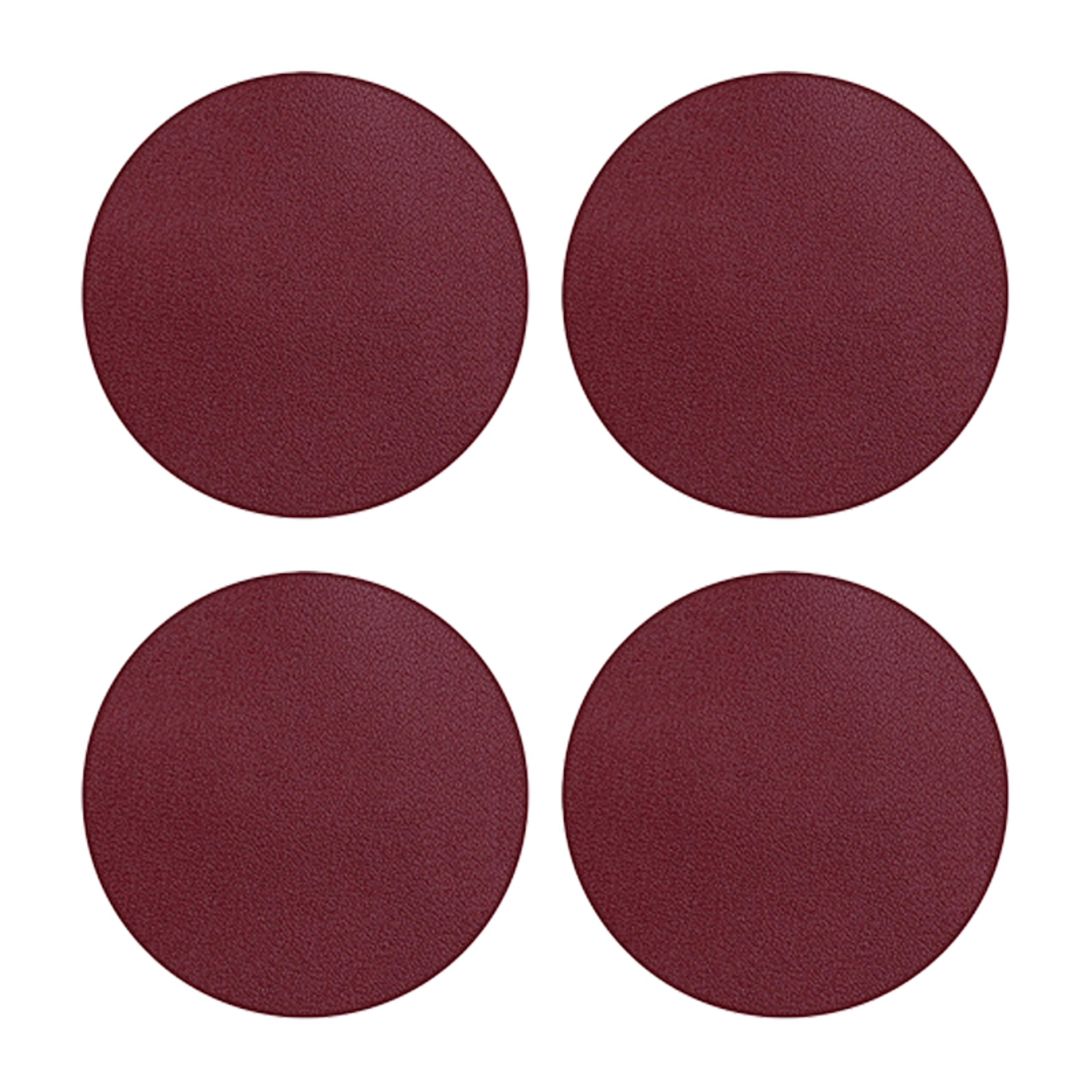 car cup holder coasters set, non-slip luxury leatherette universal coaster pads for car drink holders