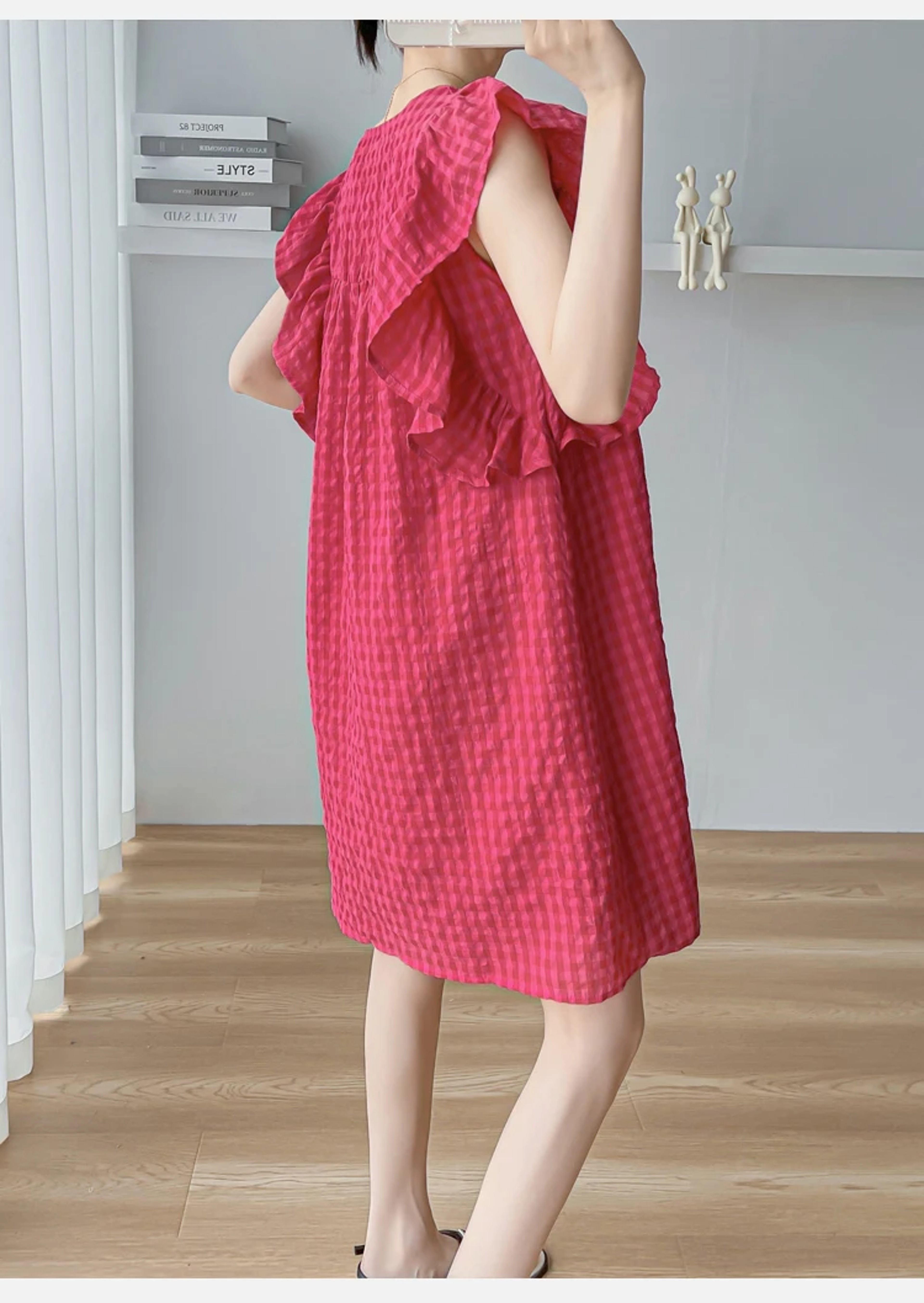 cute short maternity dresses Brgzlk Maternity Mini Dress Summer Cute Solid Color Short Sleeve Crewneck Pleated Loose Casual Dresses Lightweight Soft Baby Shower Pregnancy Dresses