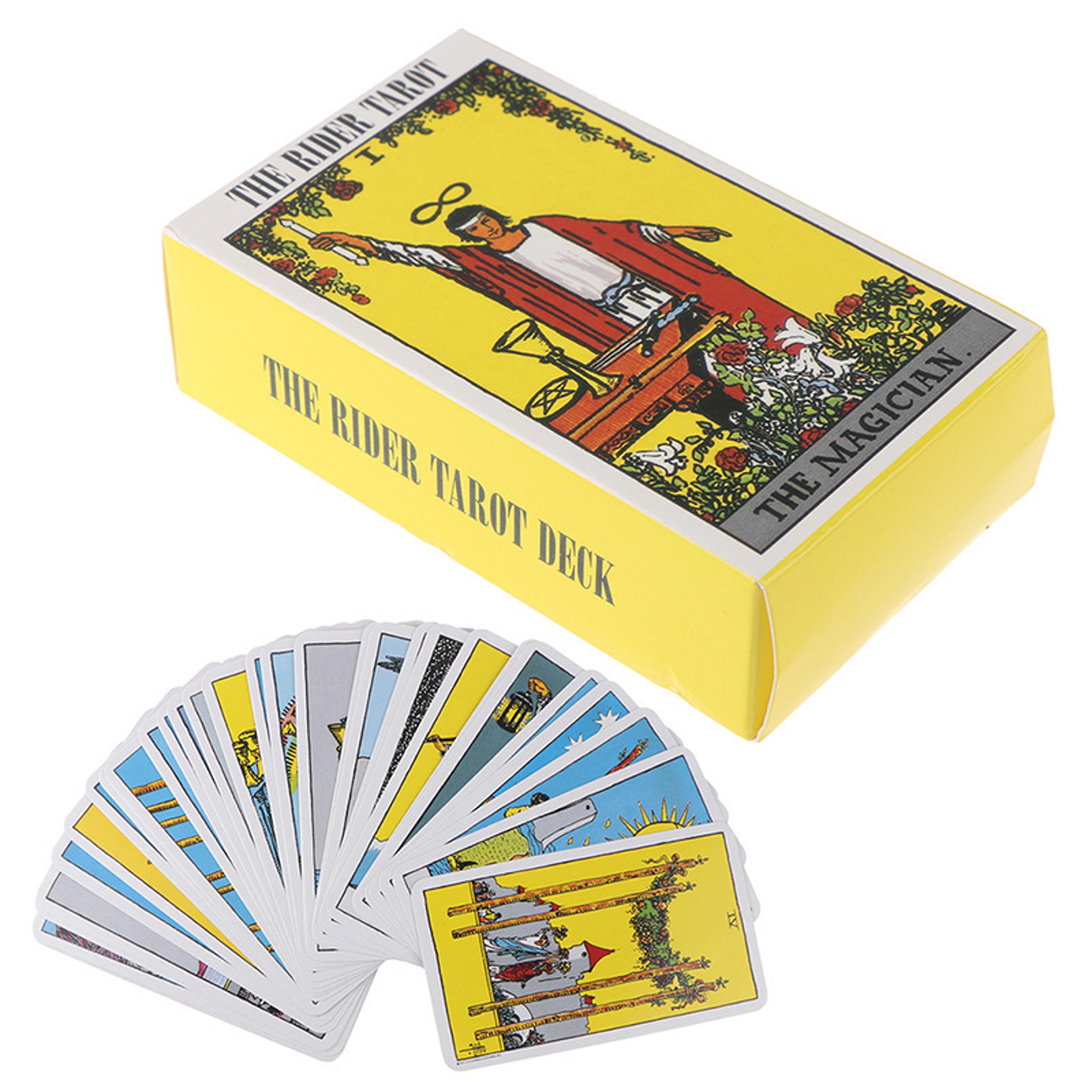 rider waite tarot card divination personal use deck, full english oracle cards, hot selling tarot board game