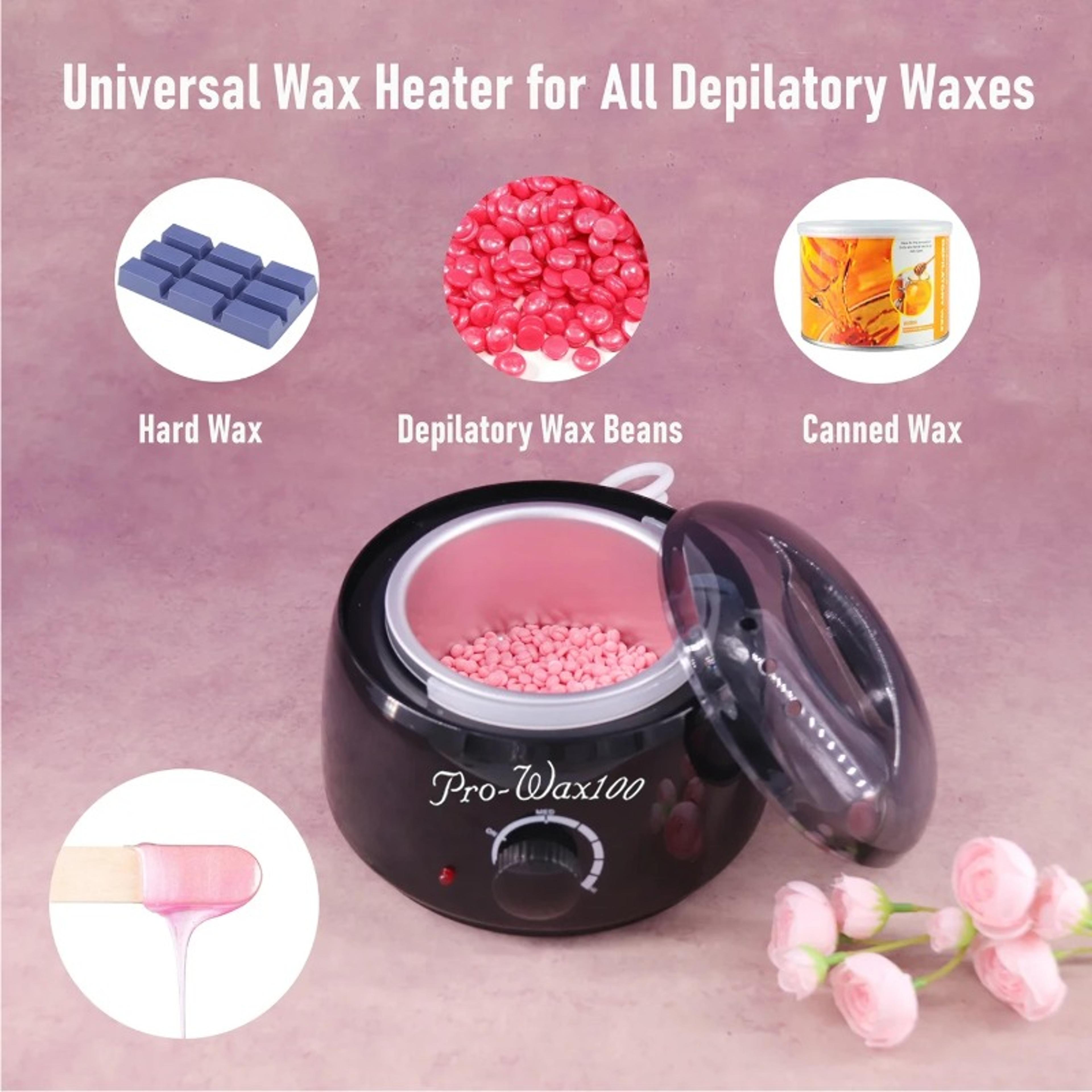 professional wax warmer, multi function timing hair removal heater for depilatory paraffin wax, beans, beads, home use