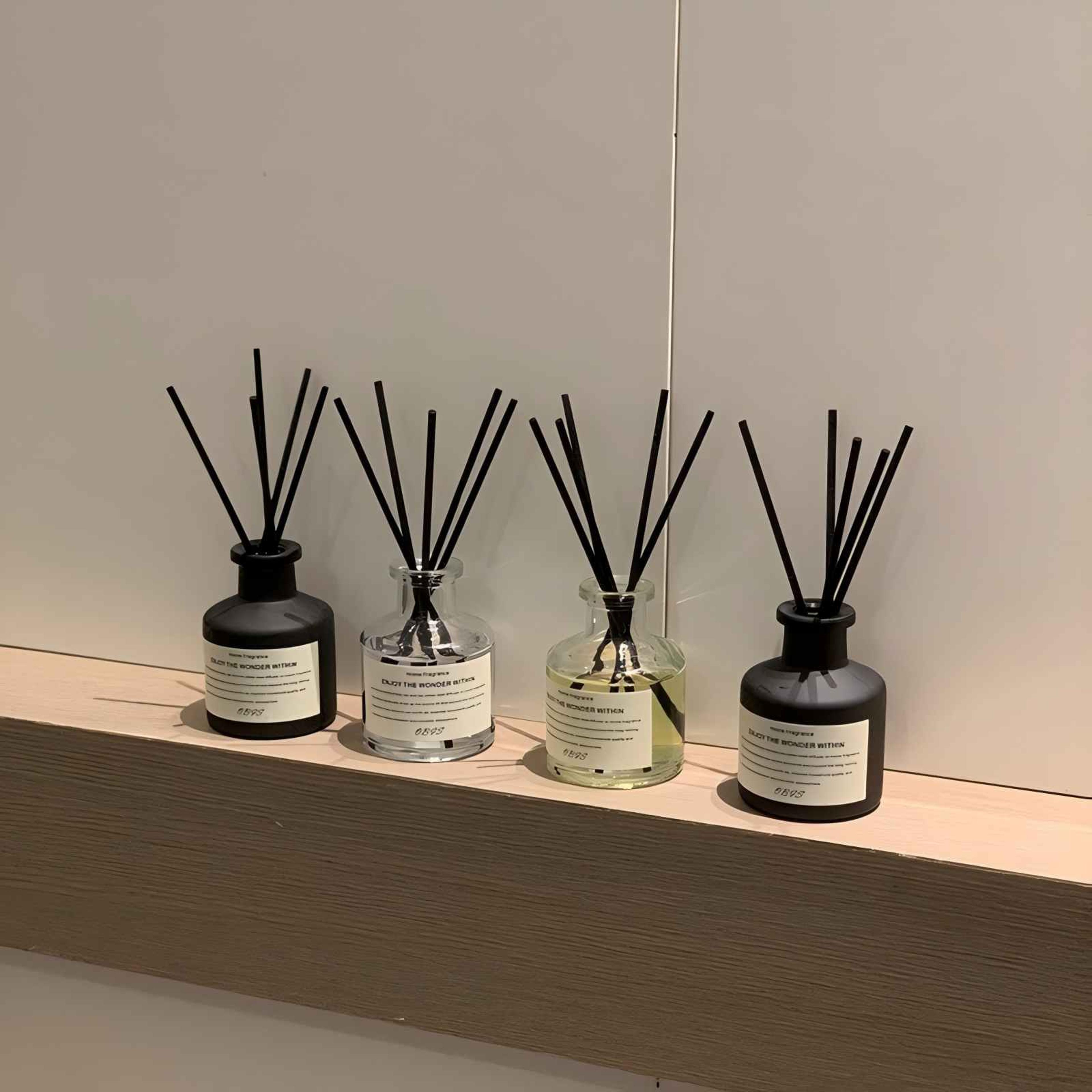 flameless home fragrance oil freesia jasmine with rattan diffuser stick room air freshener & home decoration scent