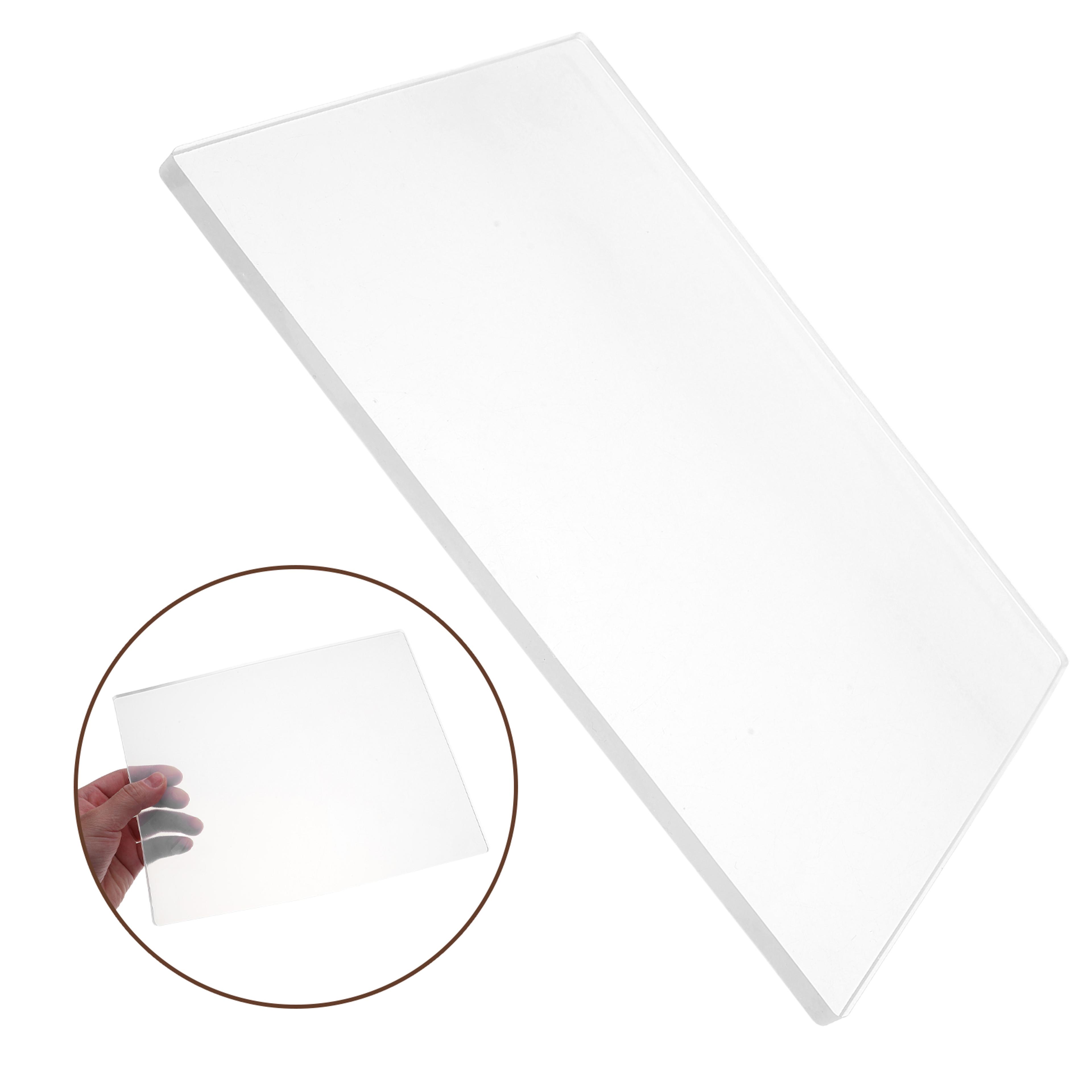 large a4 gel printing plate, 20x25cm reusable monoprint gel plate, ideal for printmaking, scrapbooking, and mixed media