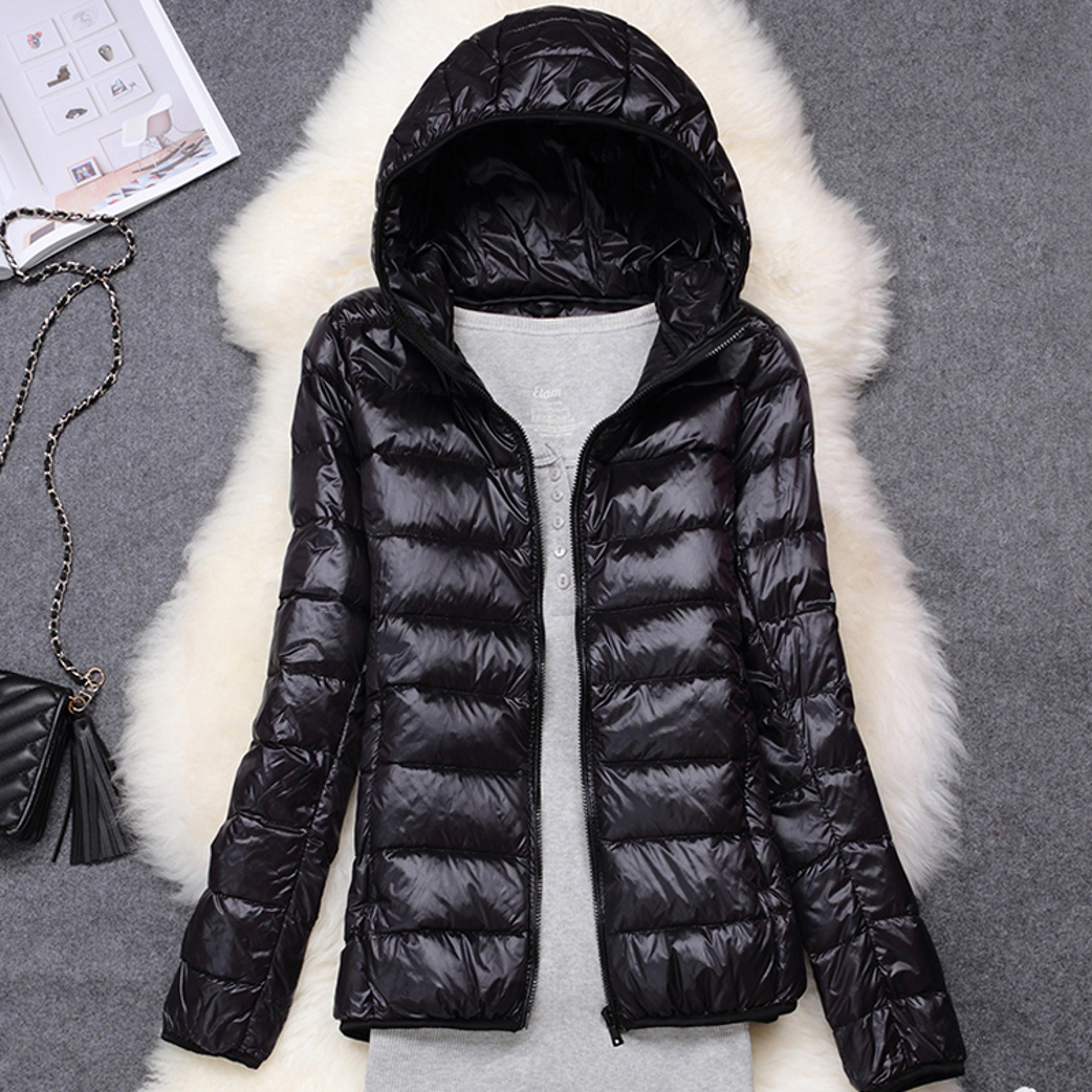 women puffer jacket, ultra lightweight packable hooded down coat, new spring autumn 2025