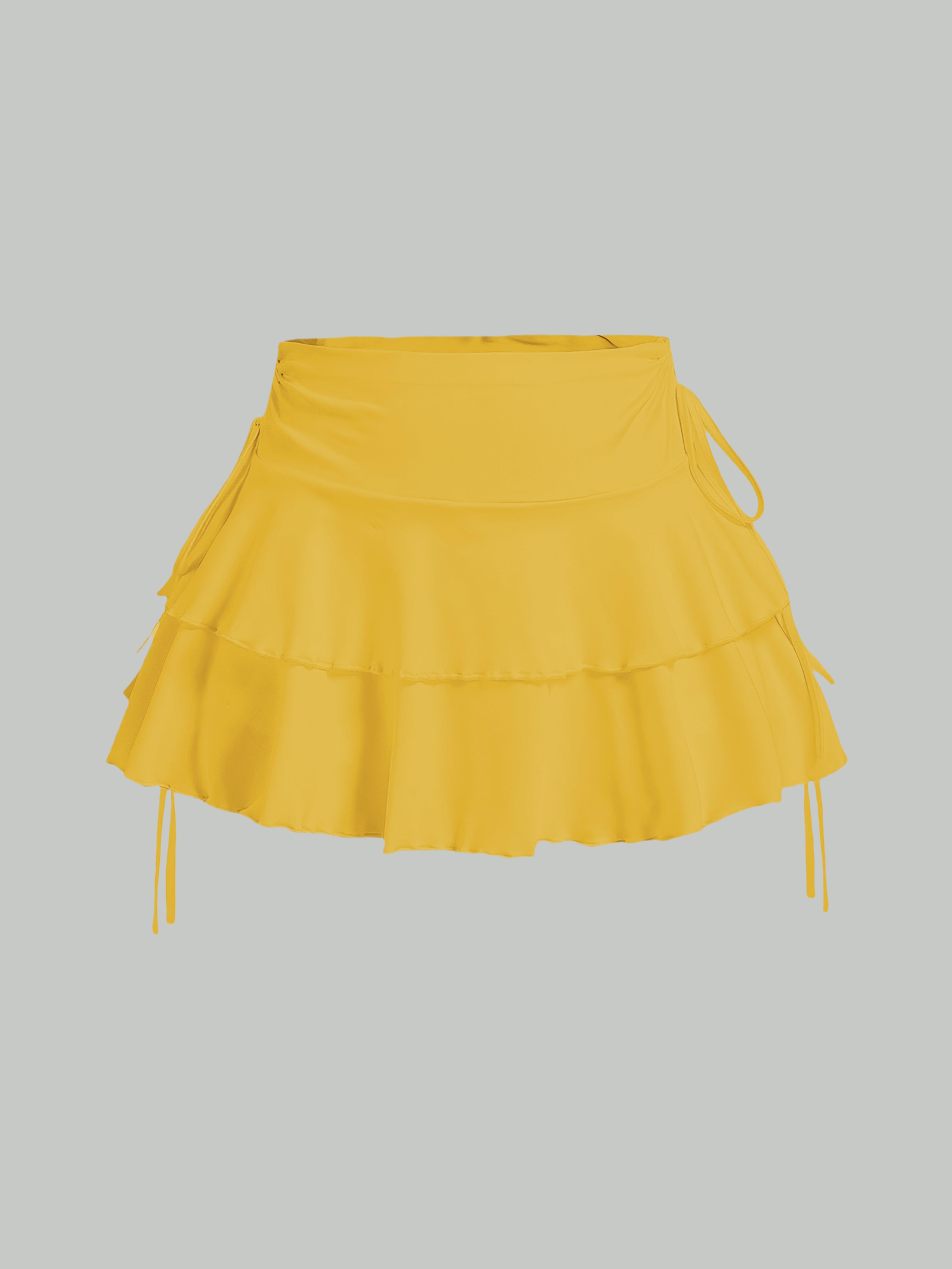 casual and fashionable half skirts, women's short skirts for spring, summer, and autumn, soft milk silk