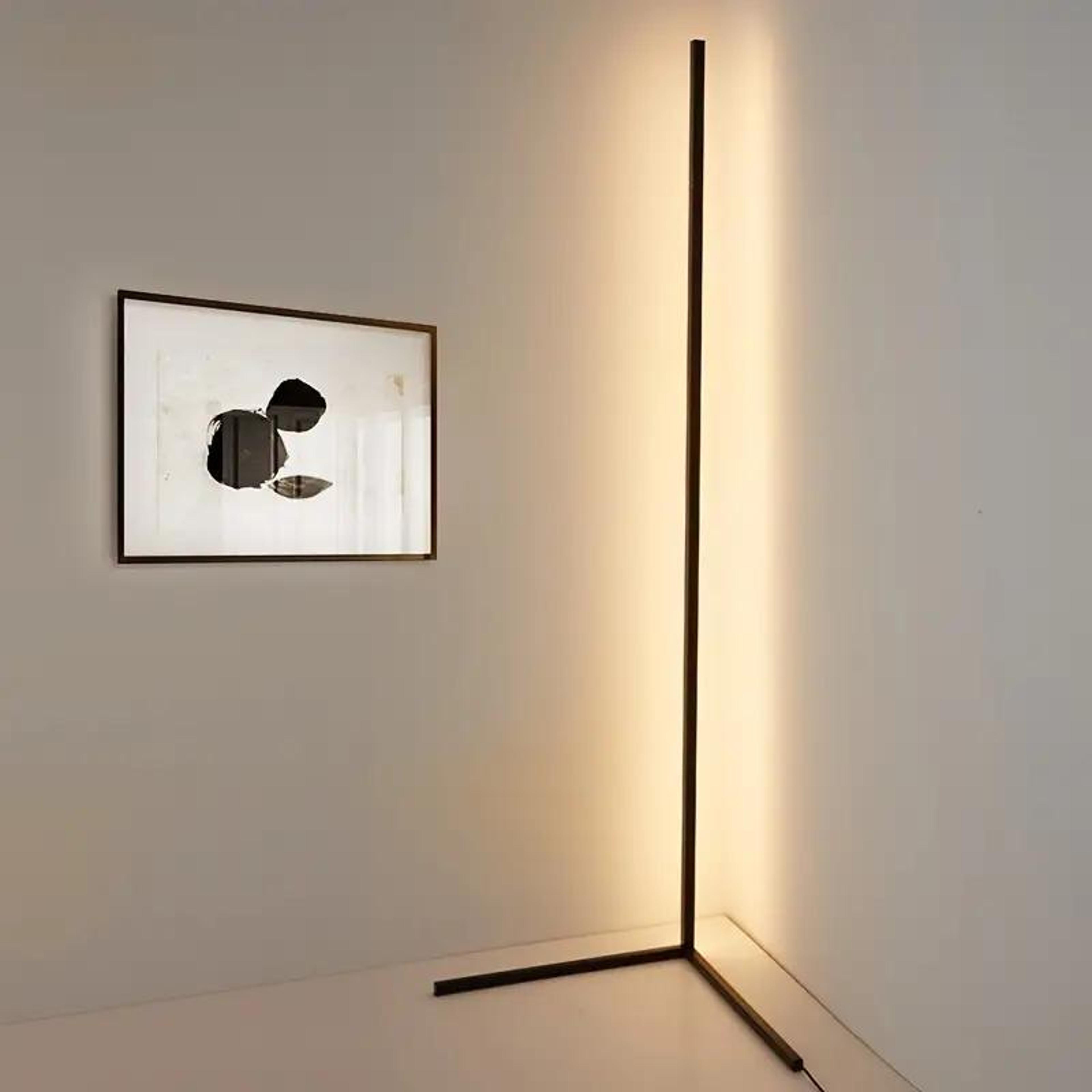 modern rgb floor lamp, color changing, music sync mode, standing mood light for bedroom, living room