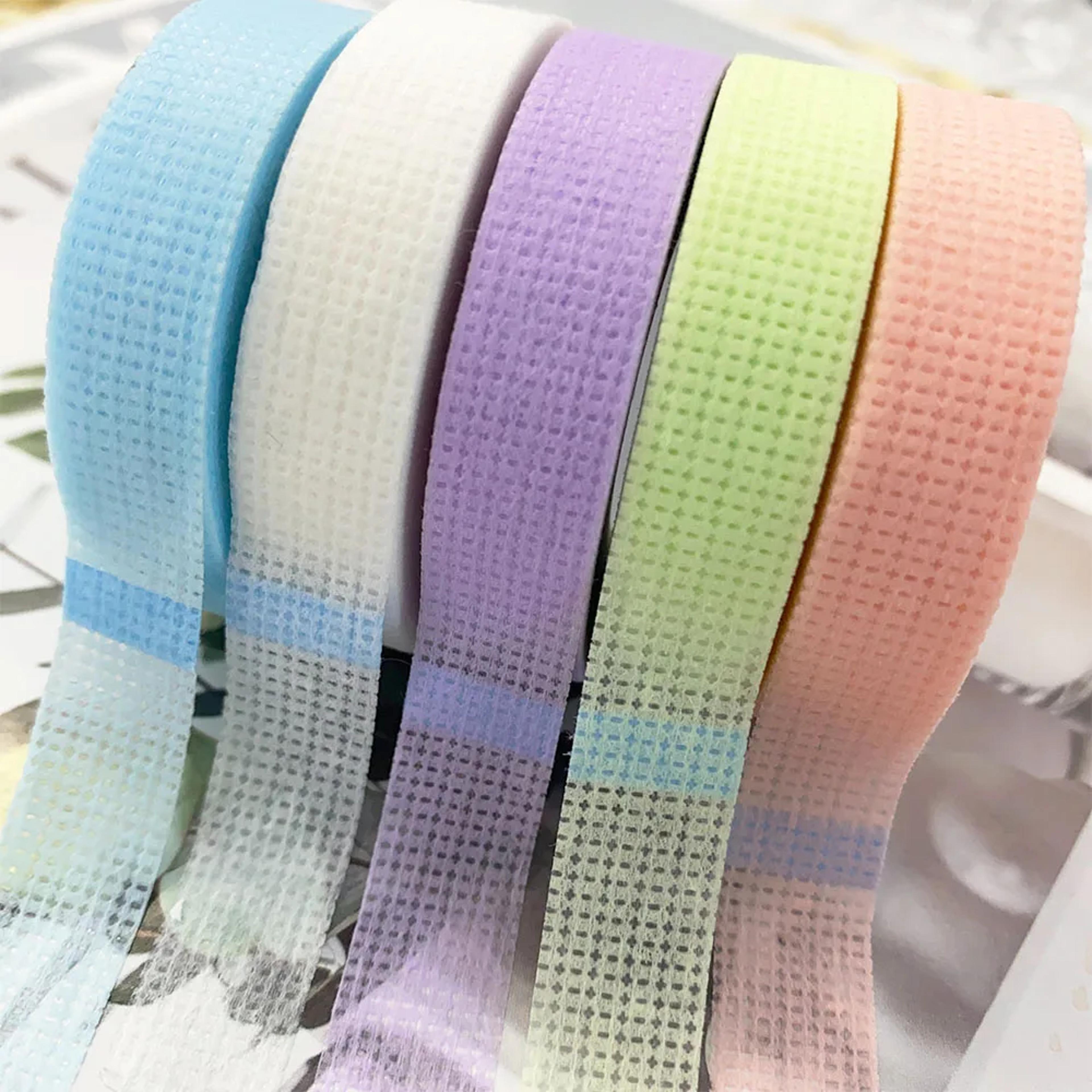 professional eyelash extension tape, breathable medical paper lashes white tape, false eyelash patch.