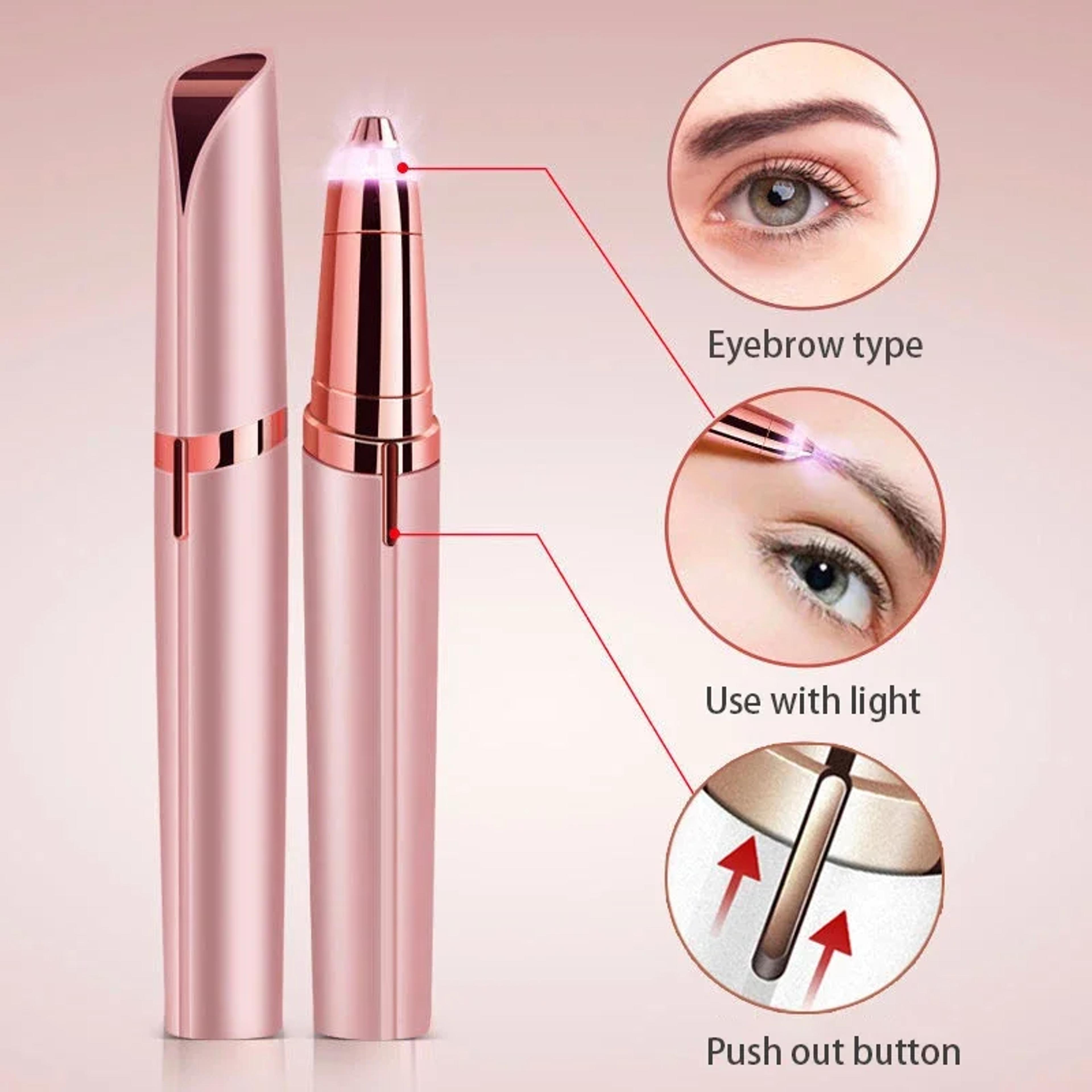 automatic facial hair remover electric eyebrow trimmer shaper pencil usb rechargeable for women