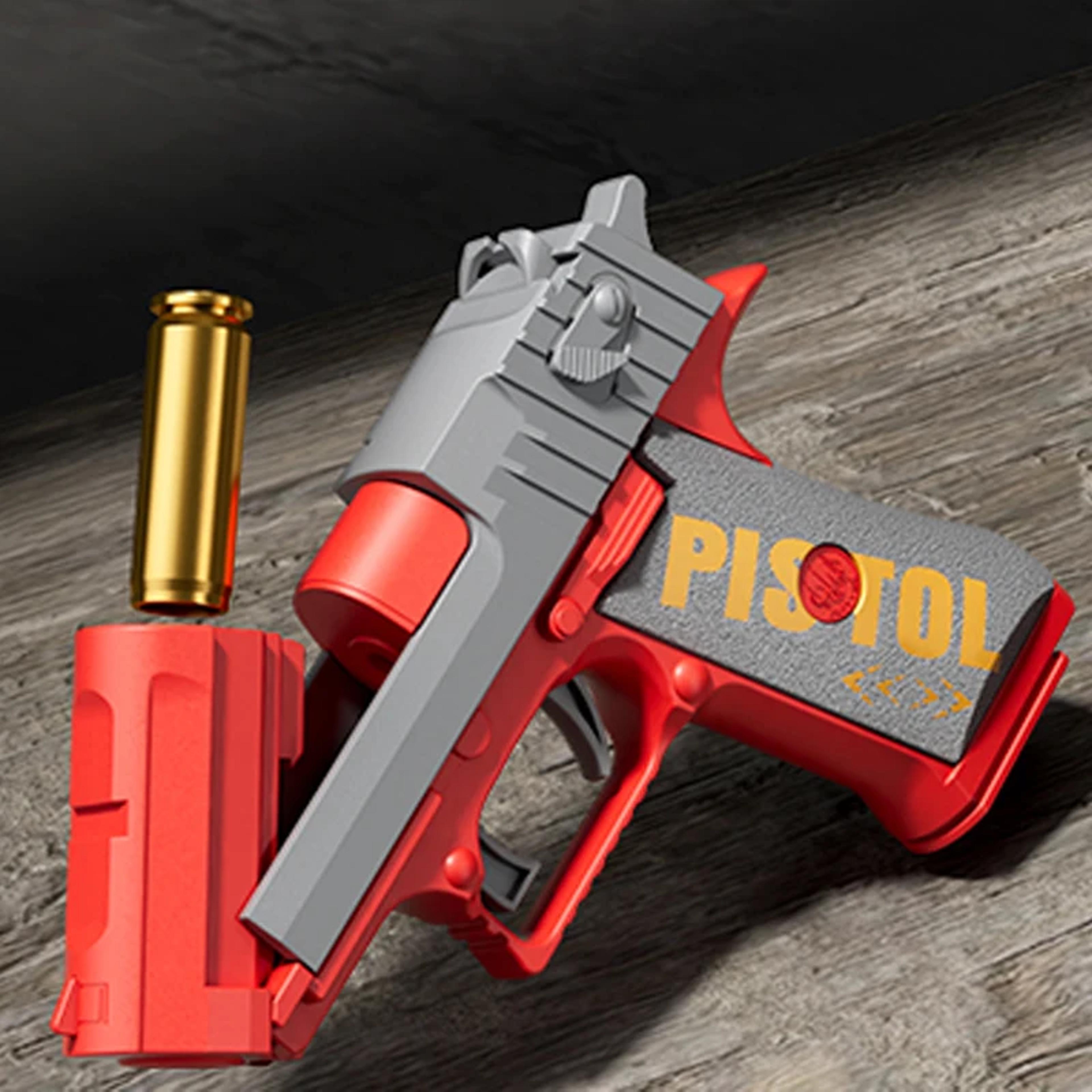 realistic shell ejecting toy gun for kids with soft foam bullets