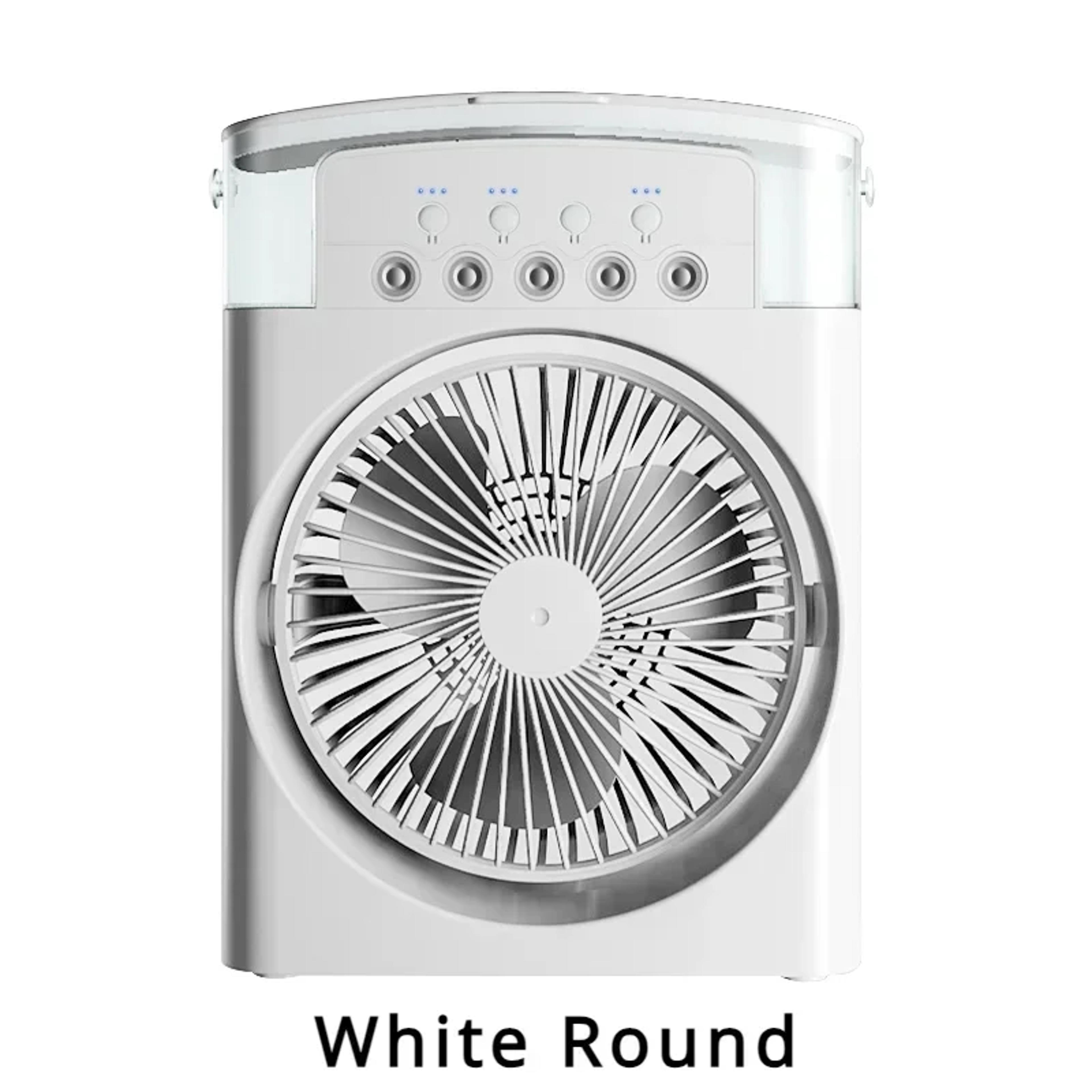 usb rechargeable mist fan humidifier led night light portable for home office travel desktop