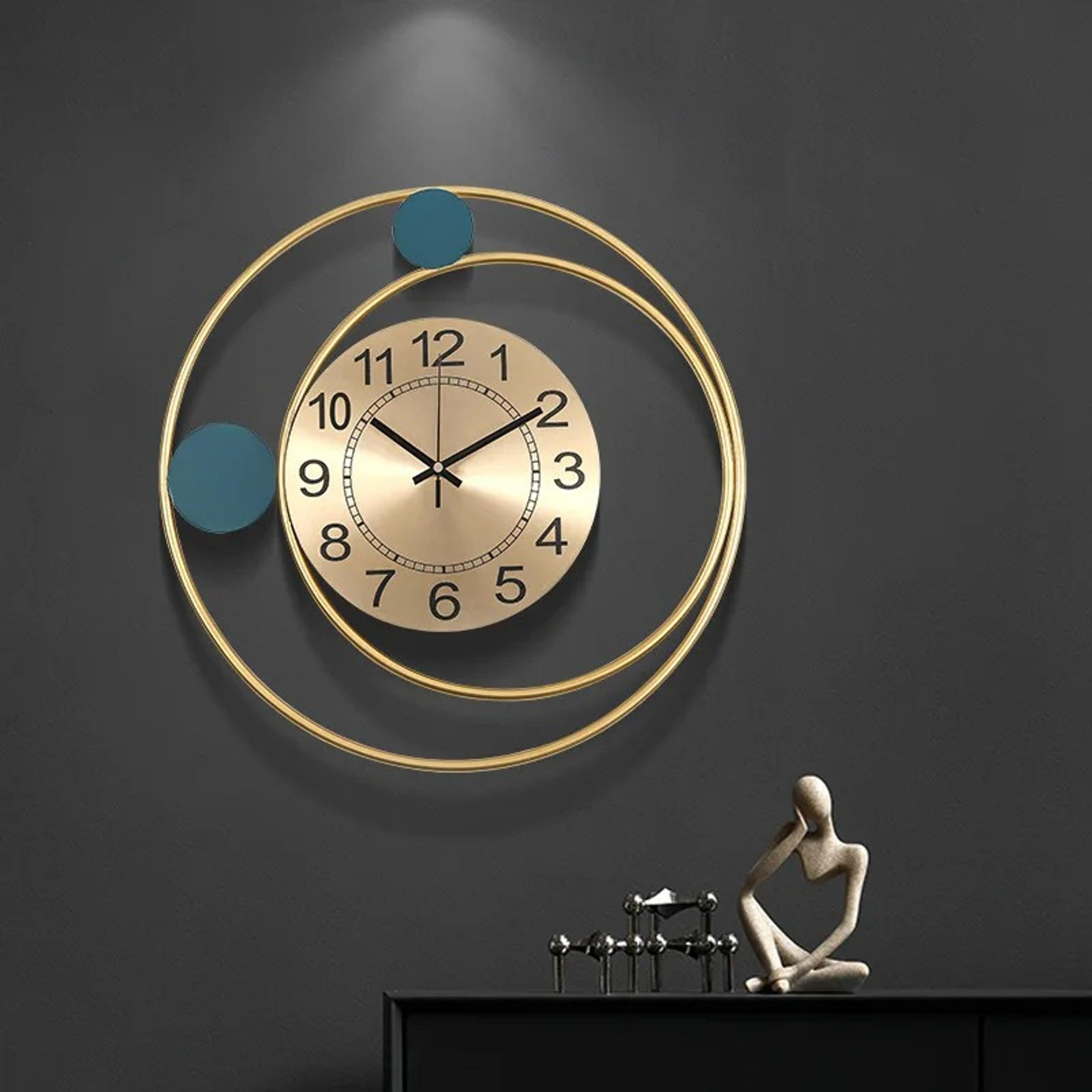 minimalist wall clock, modern wind design, silent clock for home living room, fashionable bedroom wall decoration.