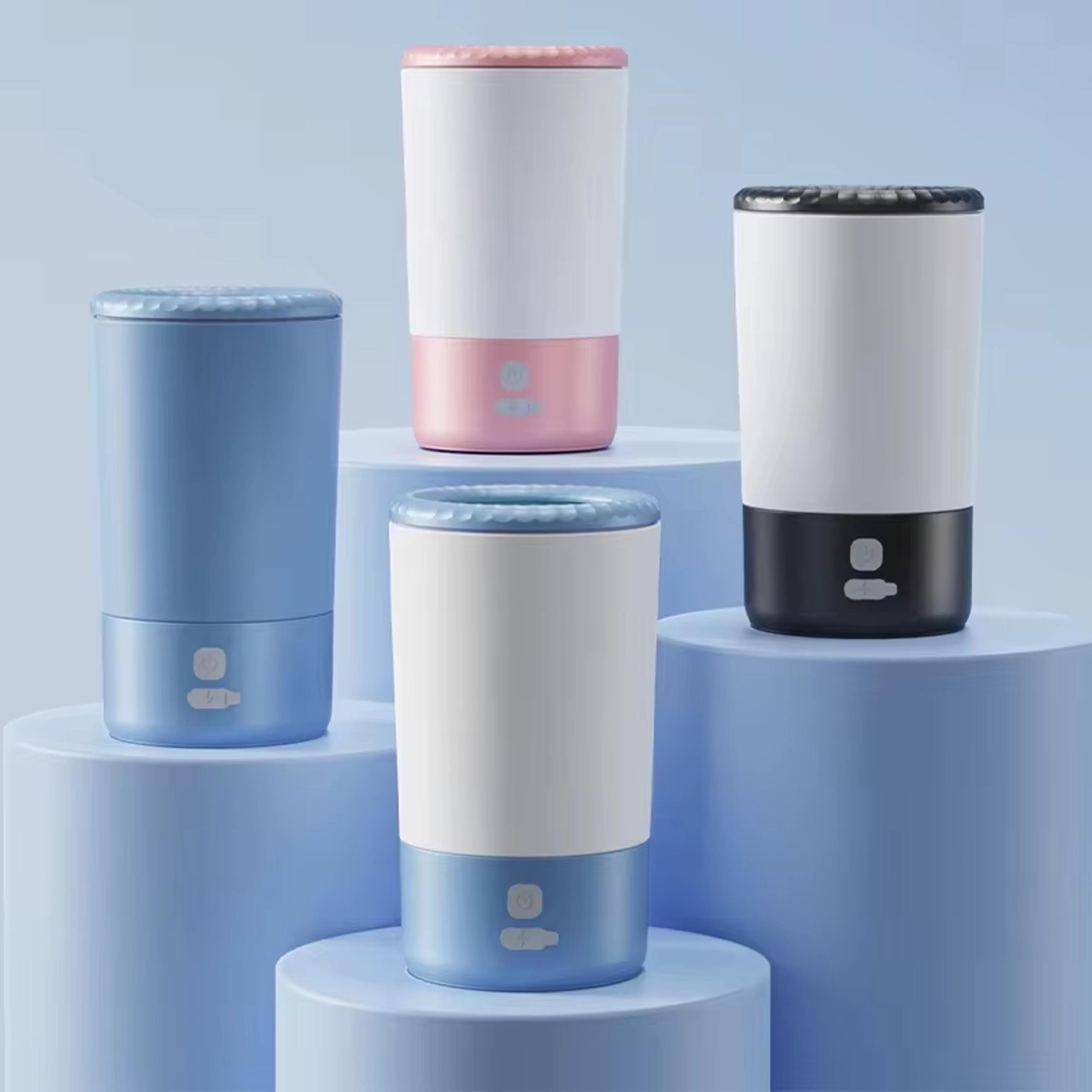portable electric pet foot washing machine, automatic quick paw cleaner, waterproof low noise cup for pets