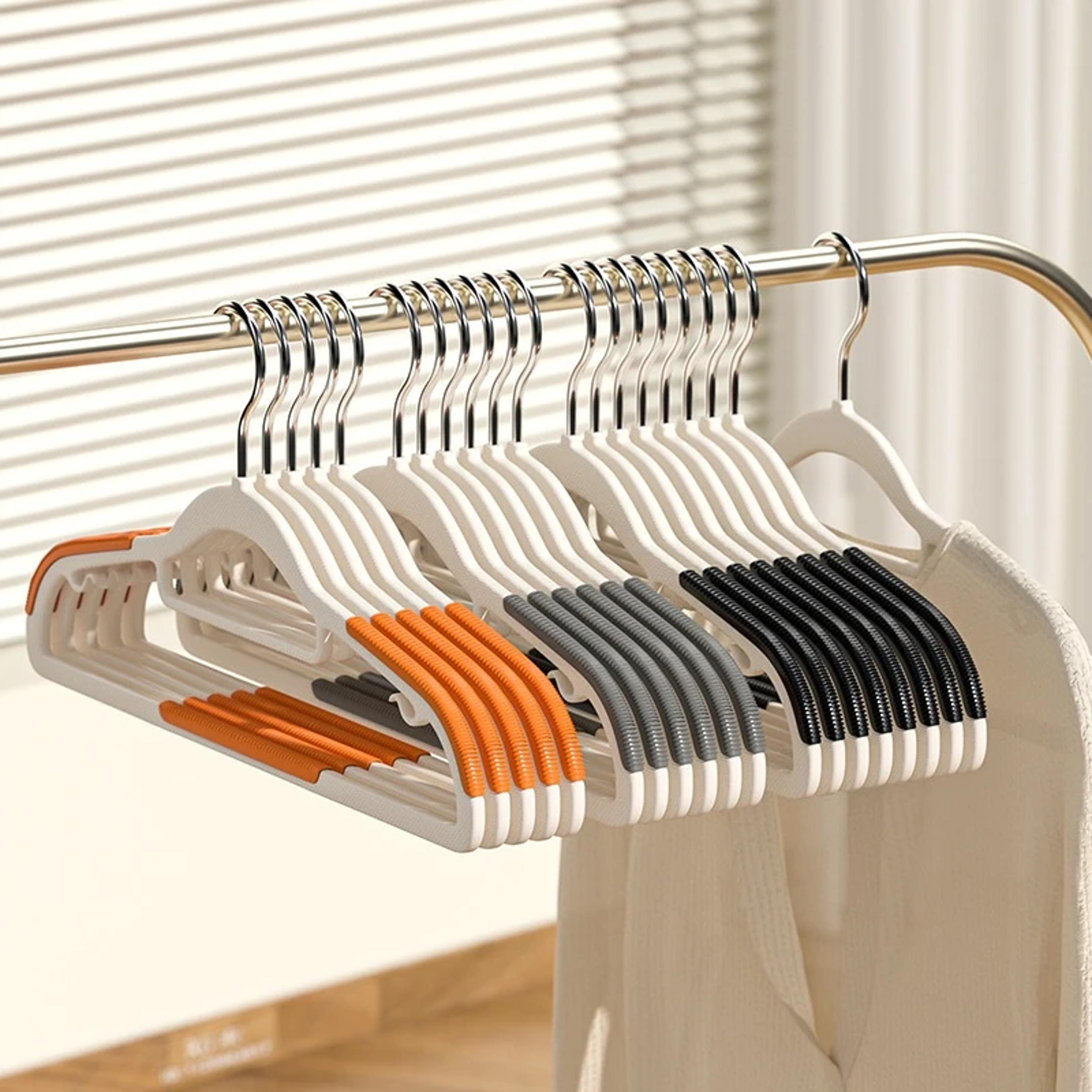 anti-slip multifunctional household hanger for bedroom clothes wardrobe wet and dry use