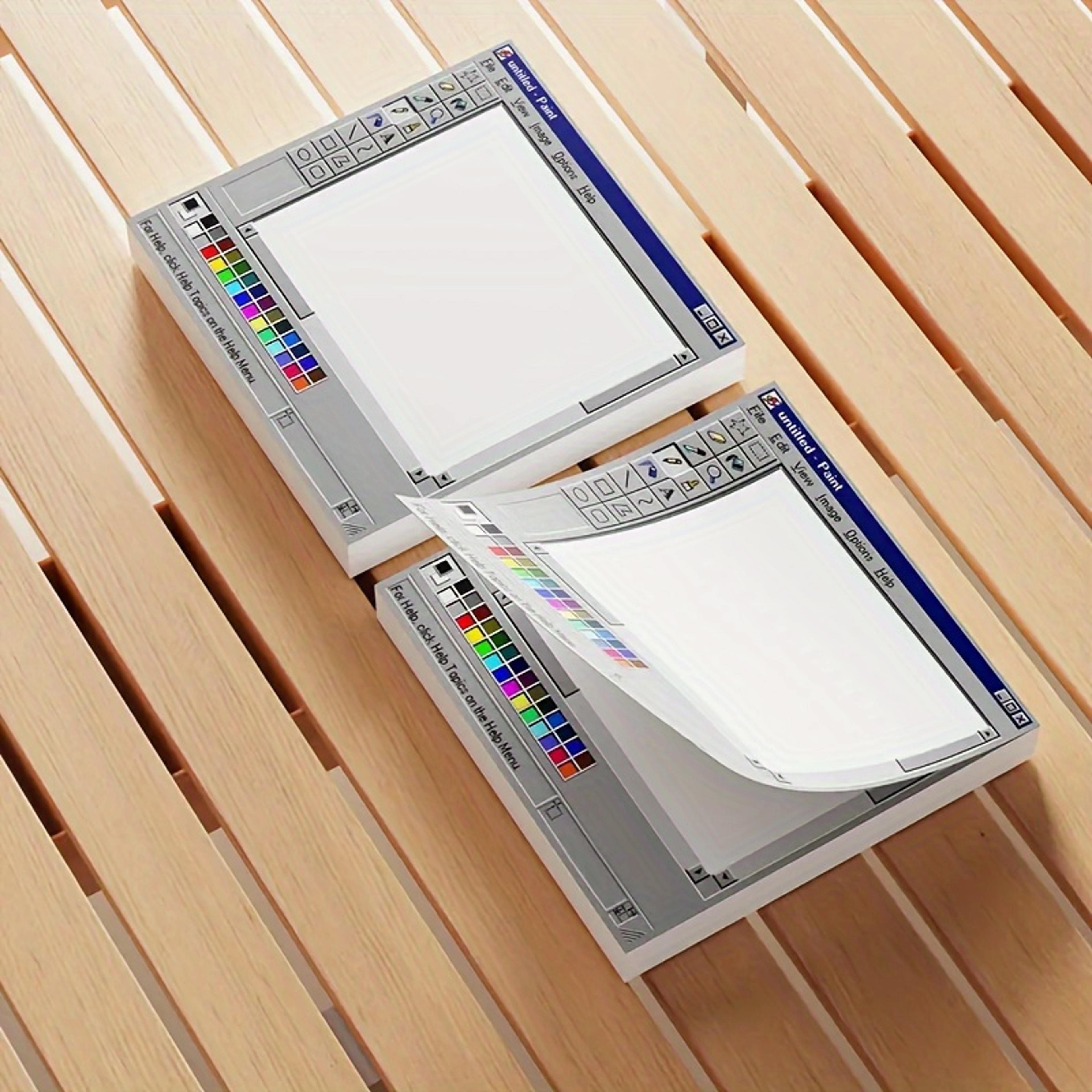 durable vintage computer drawing sticky notes for office use ideal for artists and professionals