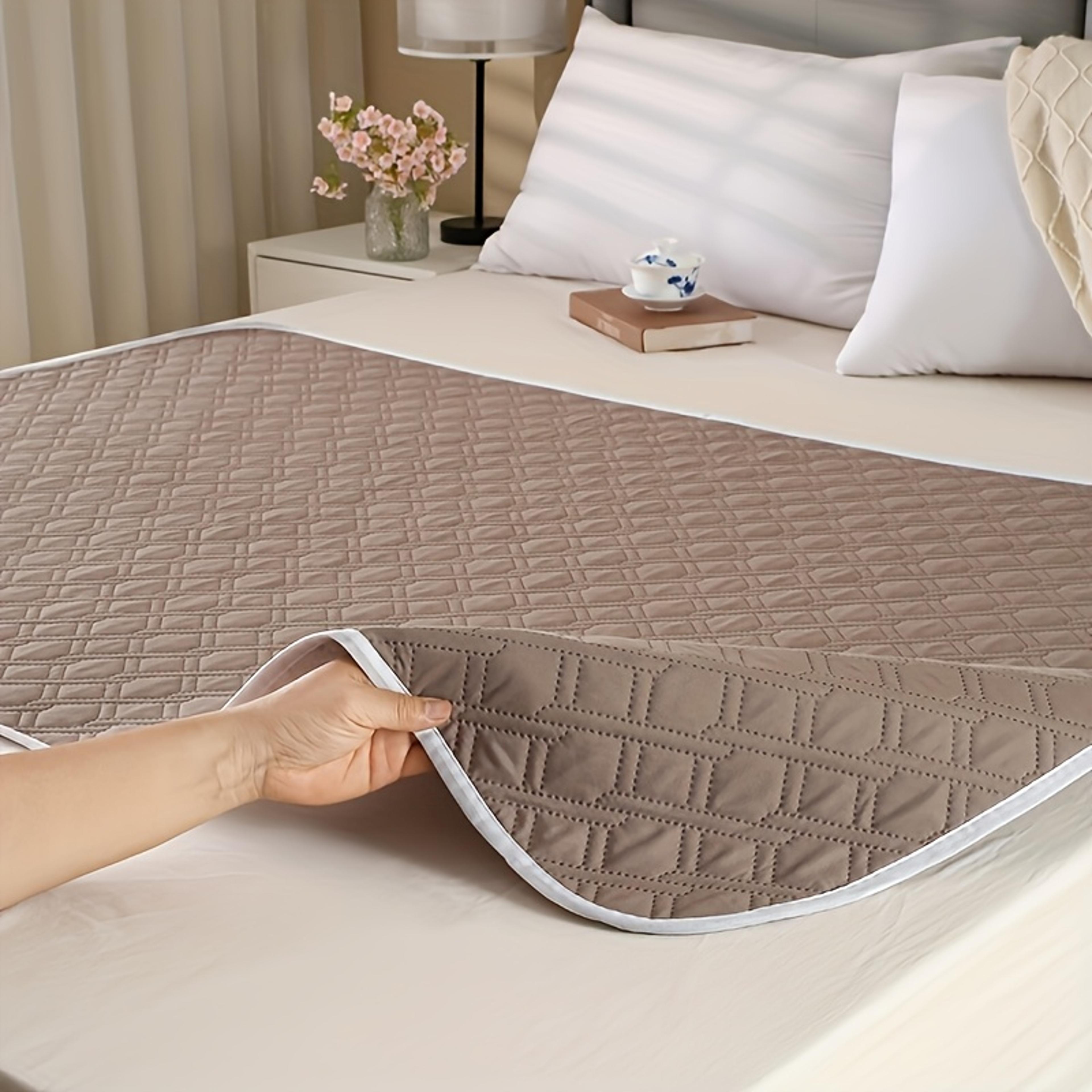 leak-proof washable incontinence pad - counter-slip non-woven fabric bed mat for seniors, pets, menstruation & home use
