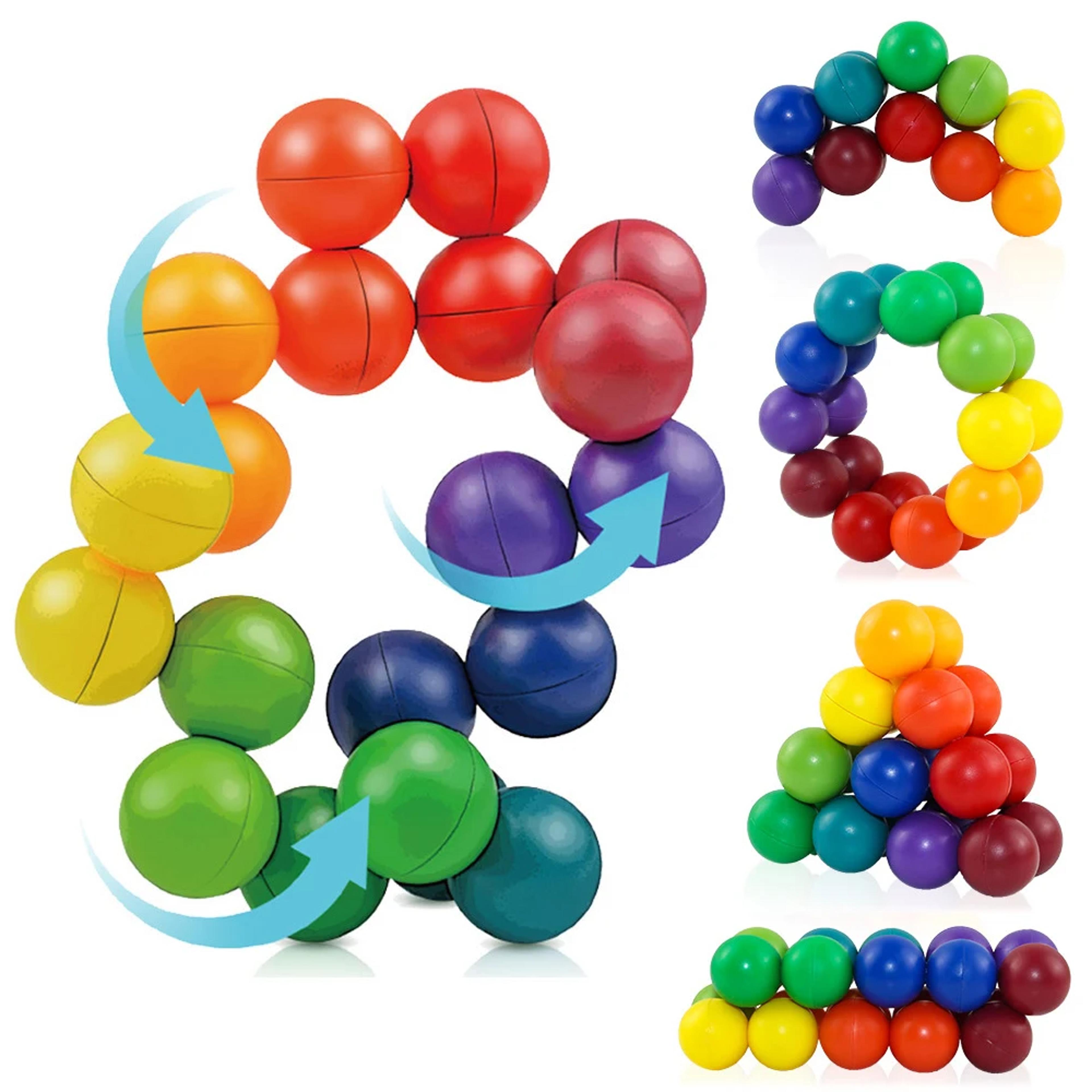 cool desk toy sensory fidget rotating balls stress and anxiety relief for travel calm down
