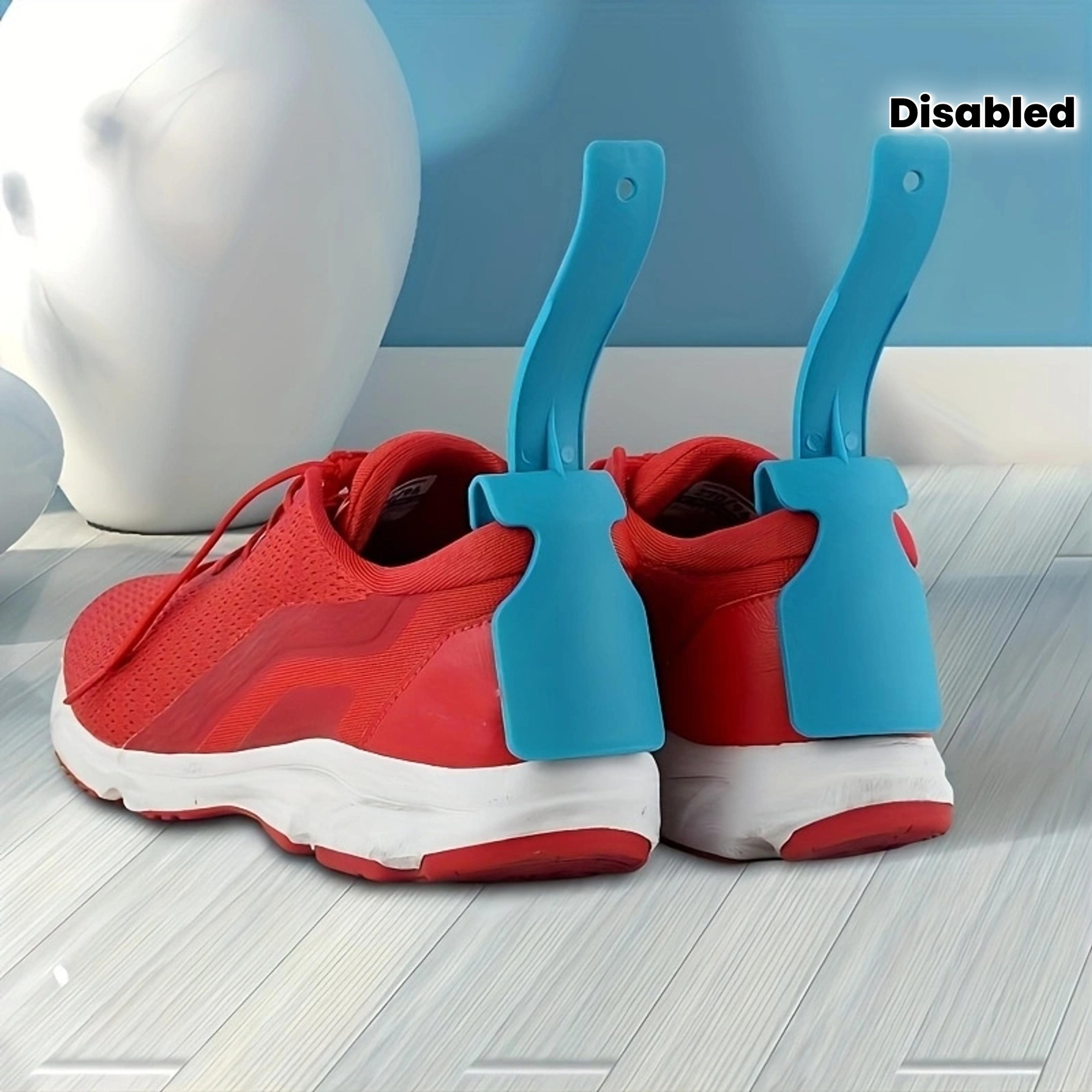 ergo glide shoe horn set with handle – easy on shoe helper for seniors and elderly