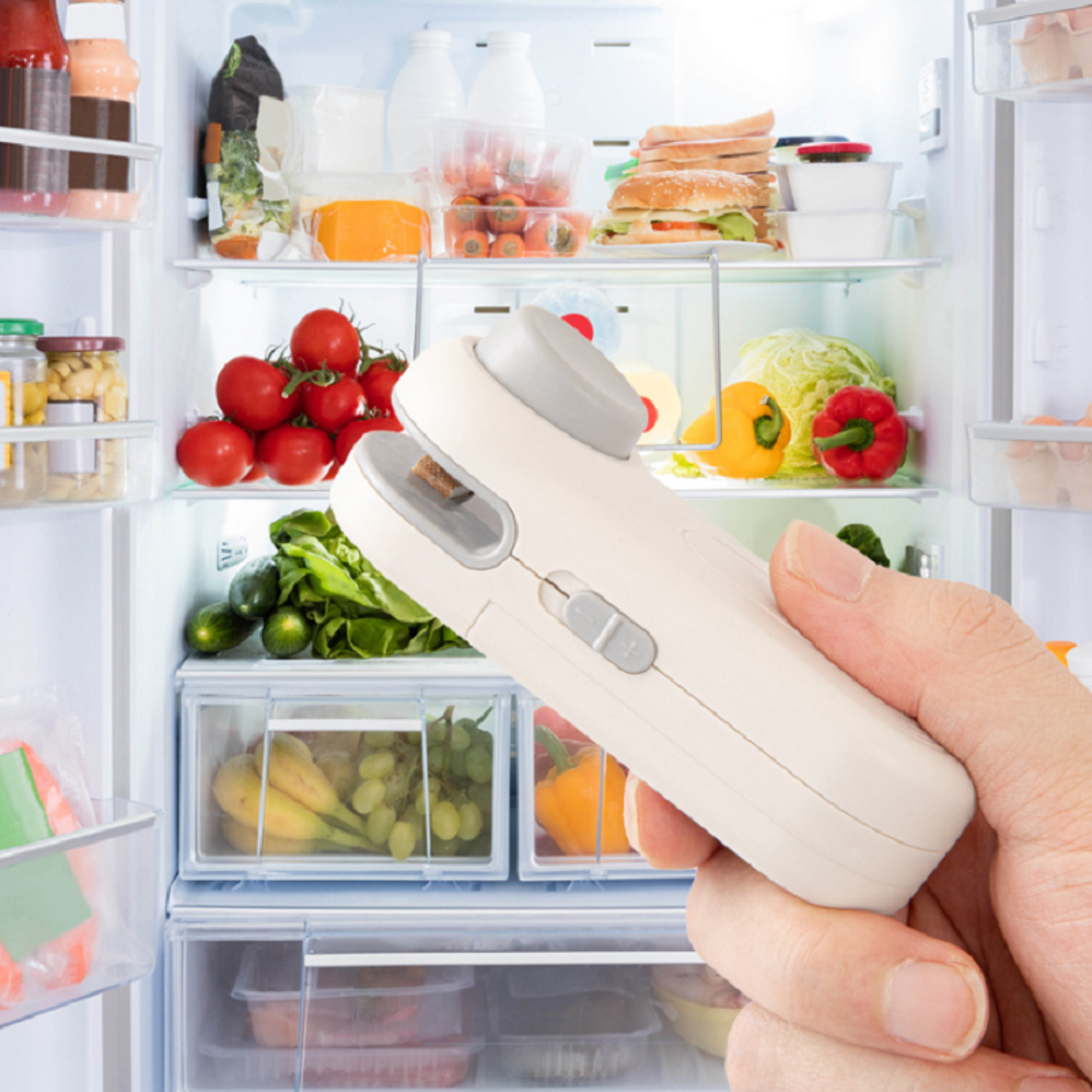 portable mini heat and vacuum sealer for snacks rechargeable sealer for home use