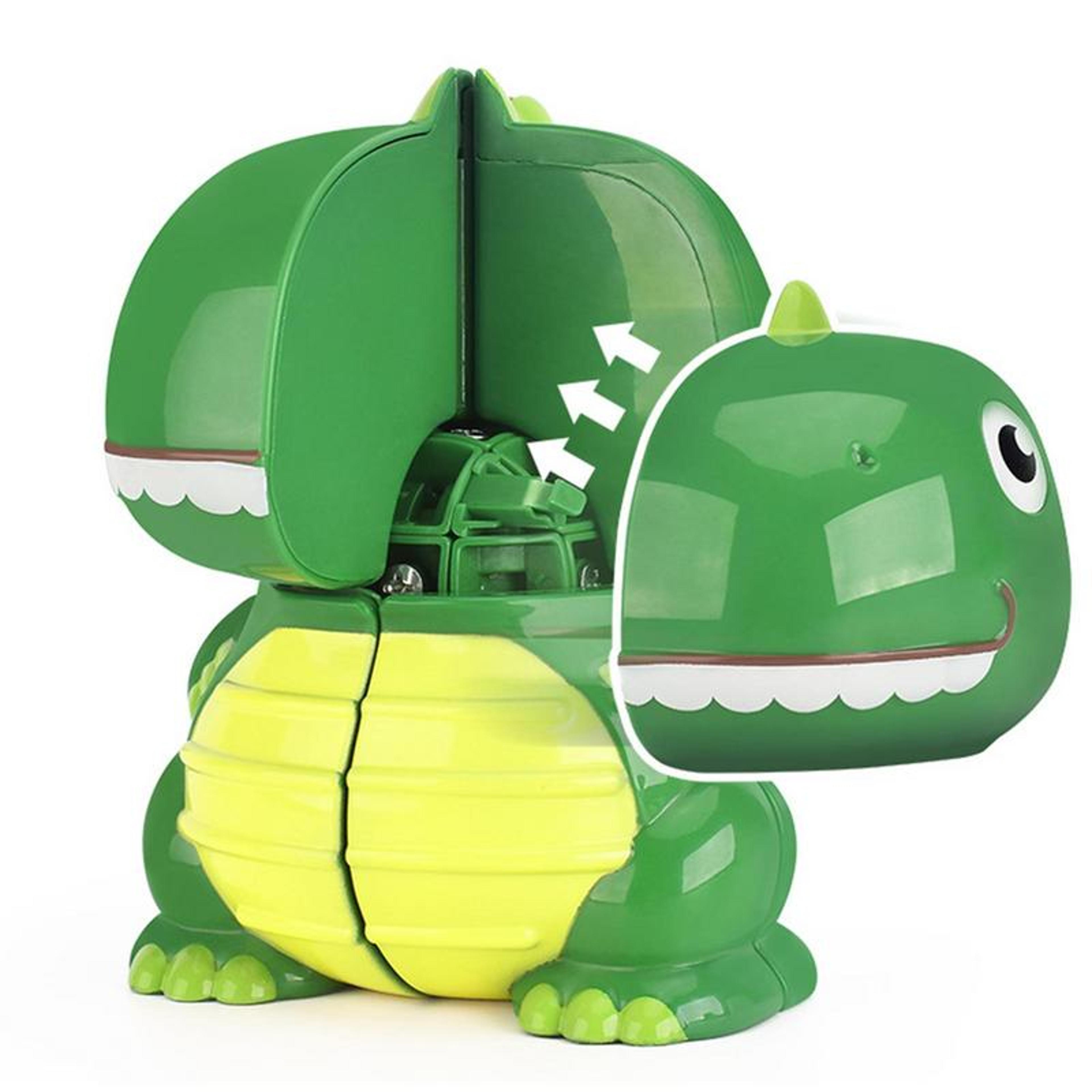 irregular dinosaur magic speed cube - brain training puzzle toy for kids, birthday & christmas gift
