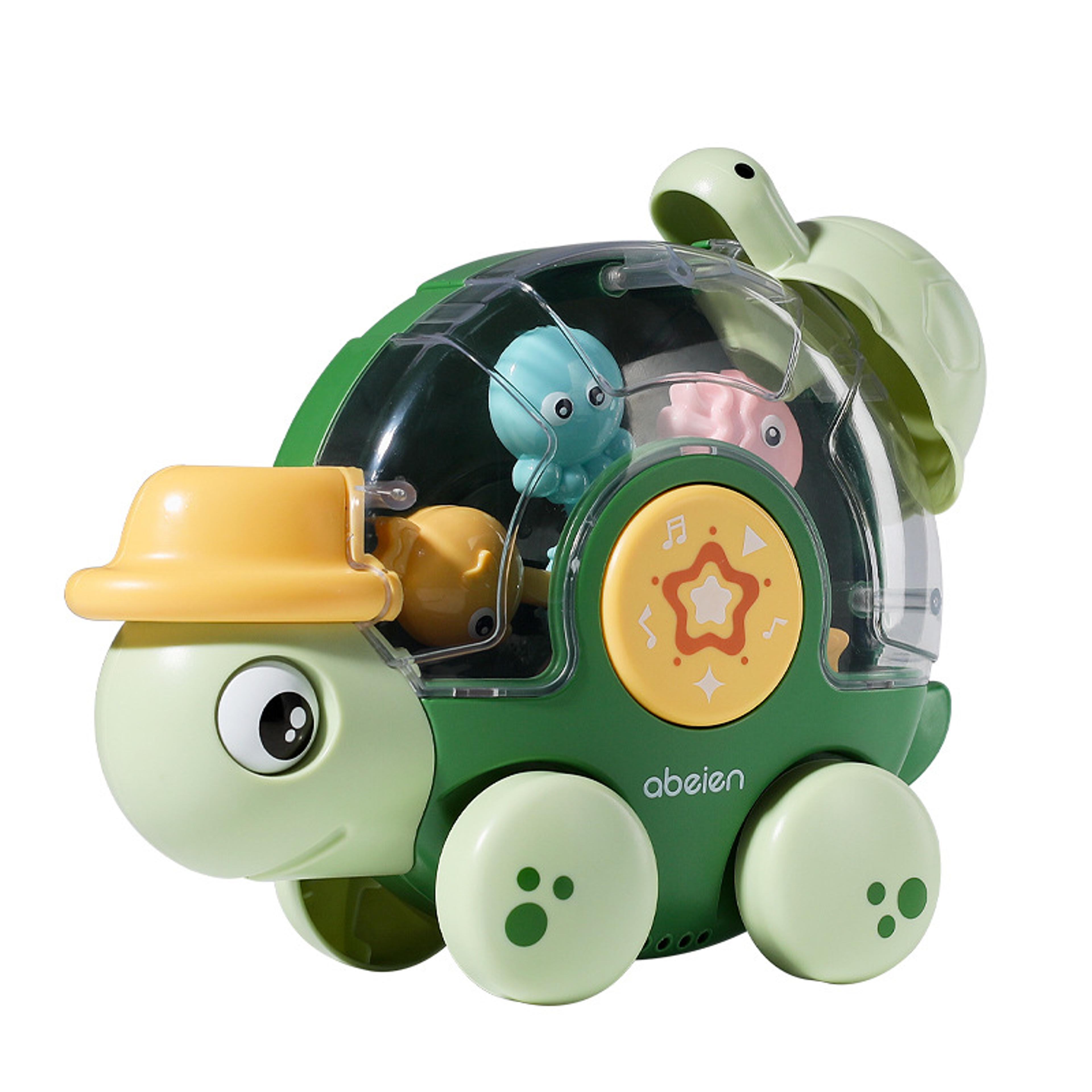 kids tortoise waterwheel bath toy with suction cup baby & toddler bathroom fun