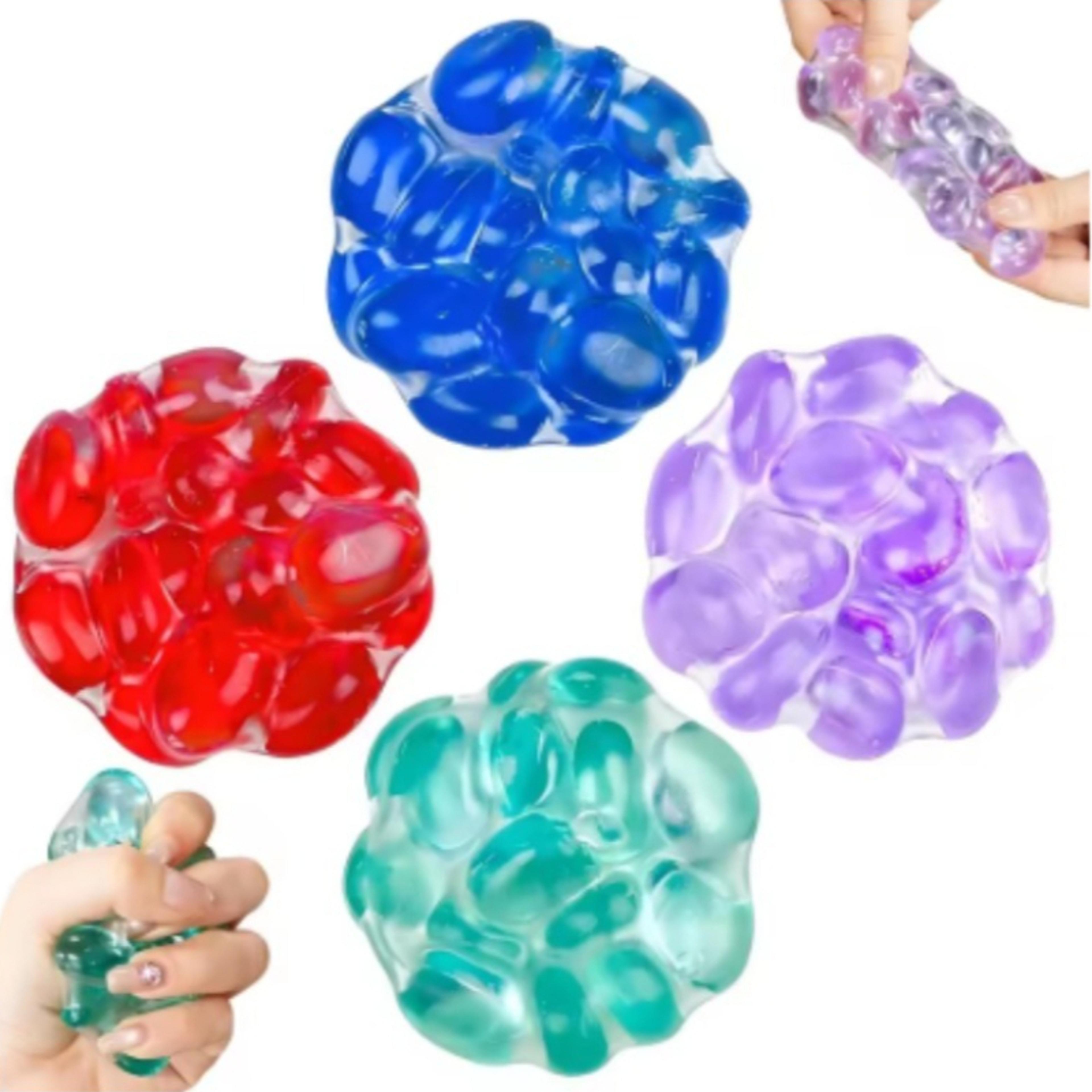 squishy gemstone stress relief ball transparent squeeze toy for relaxation and anxiety relief
