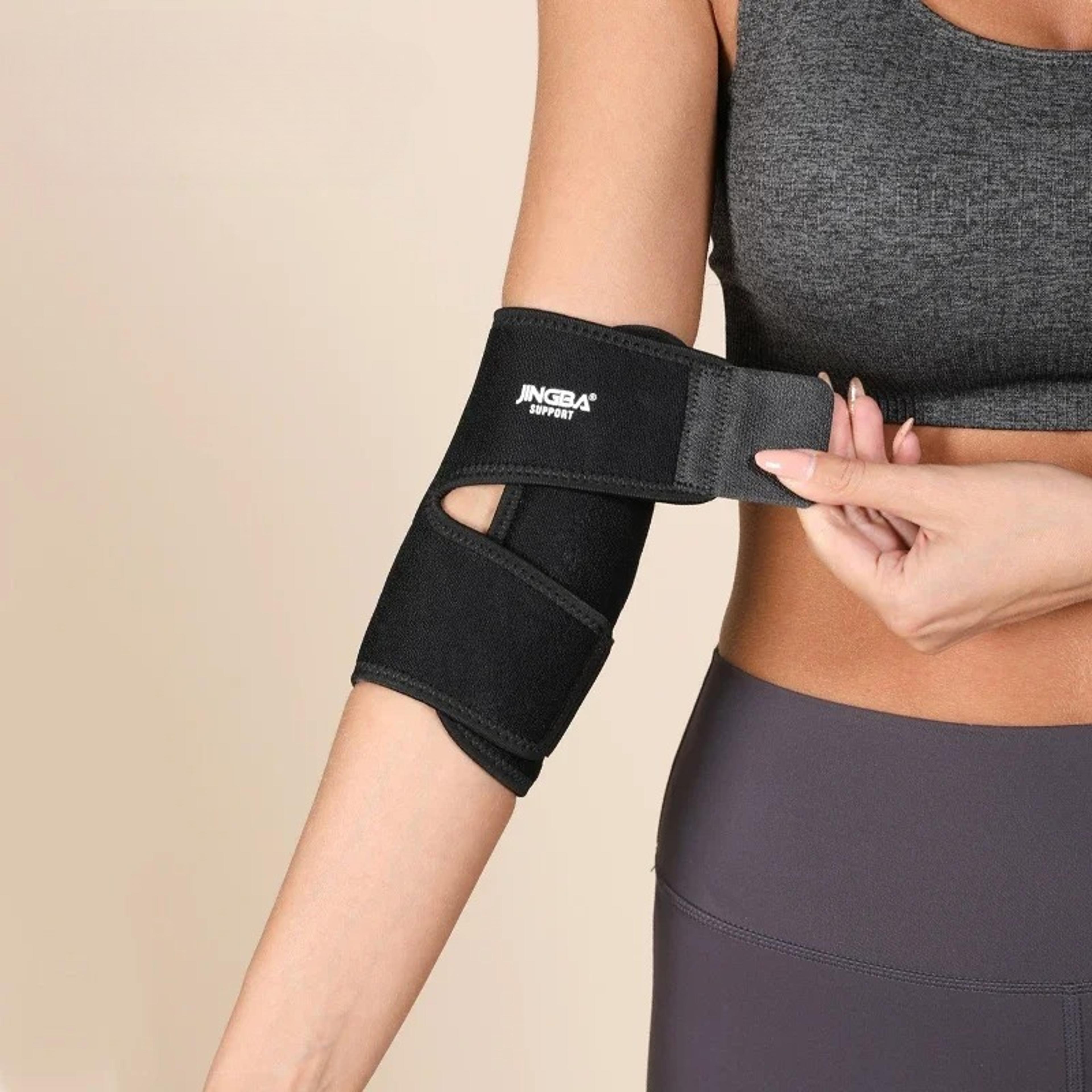 adjustable neoprene elbow support brace comfortable sports fitness protector for men and women
