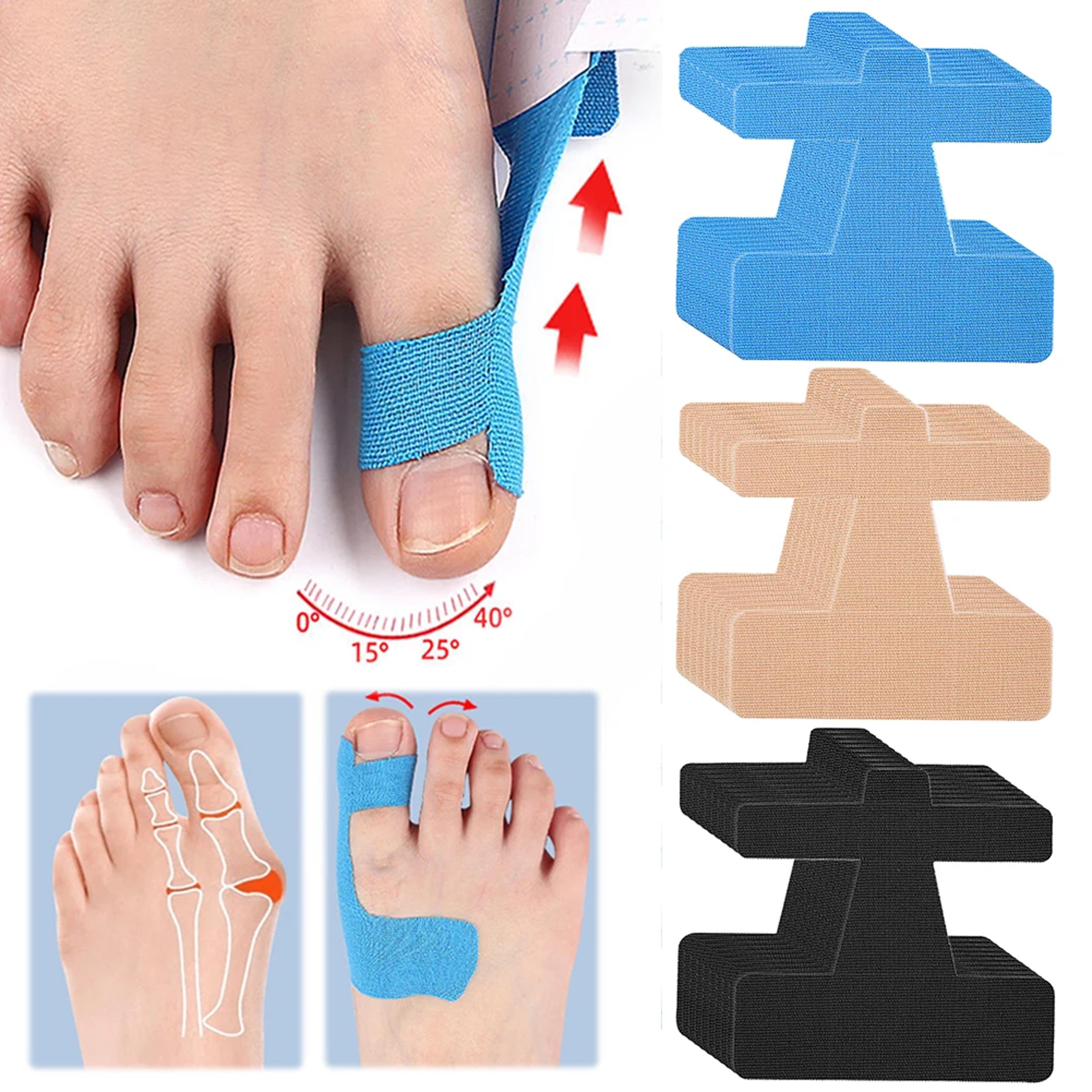 self adhesive bunion corrector toe separator for hallux valgus relief for men and women