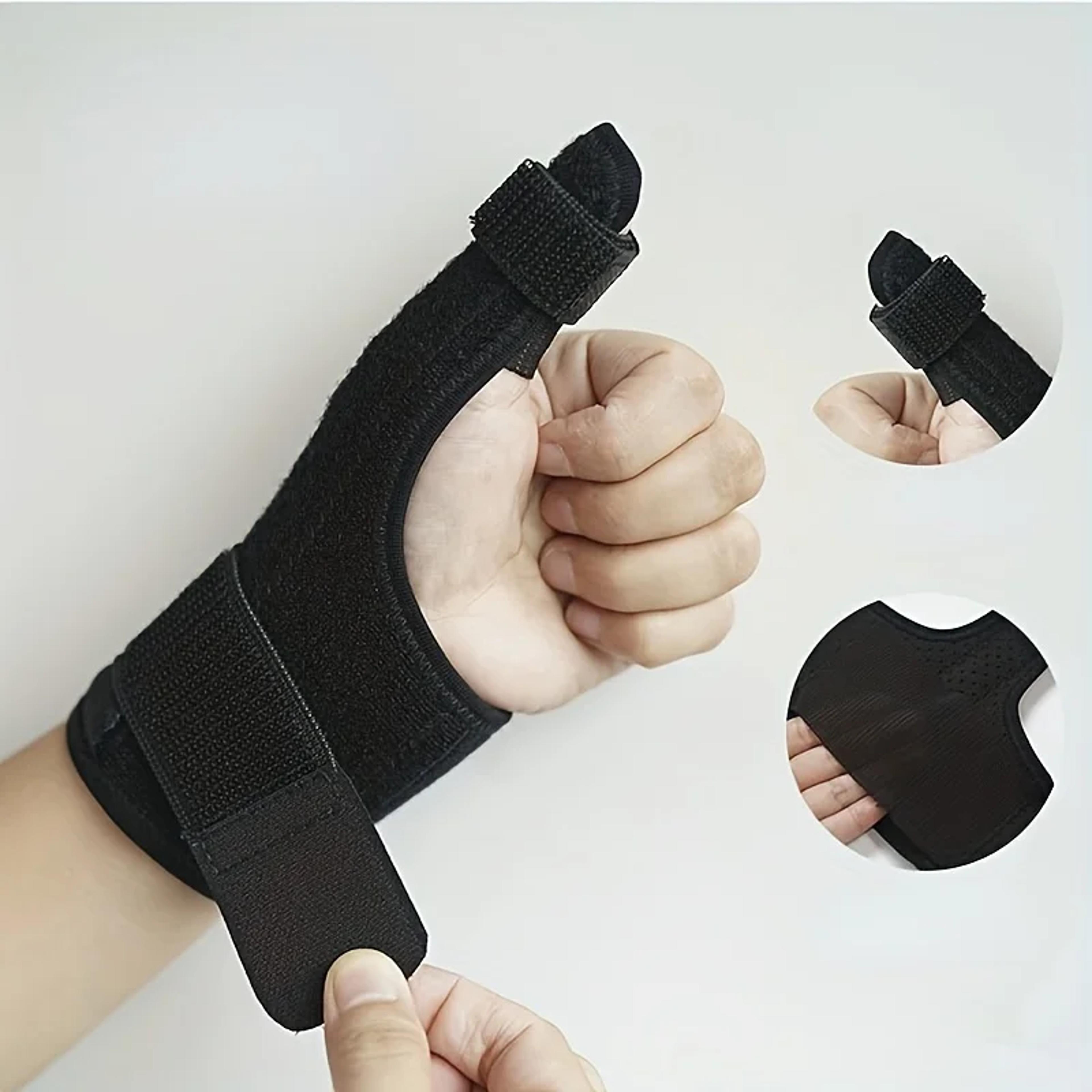 adjustable thumb wrist brace with detachable stabilizer for daily support