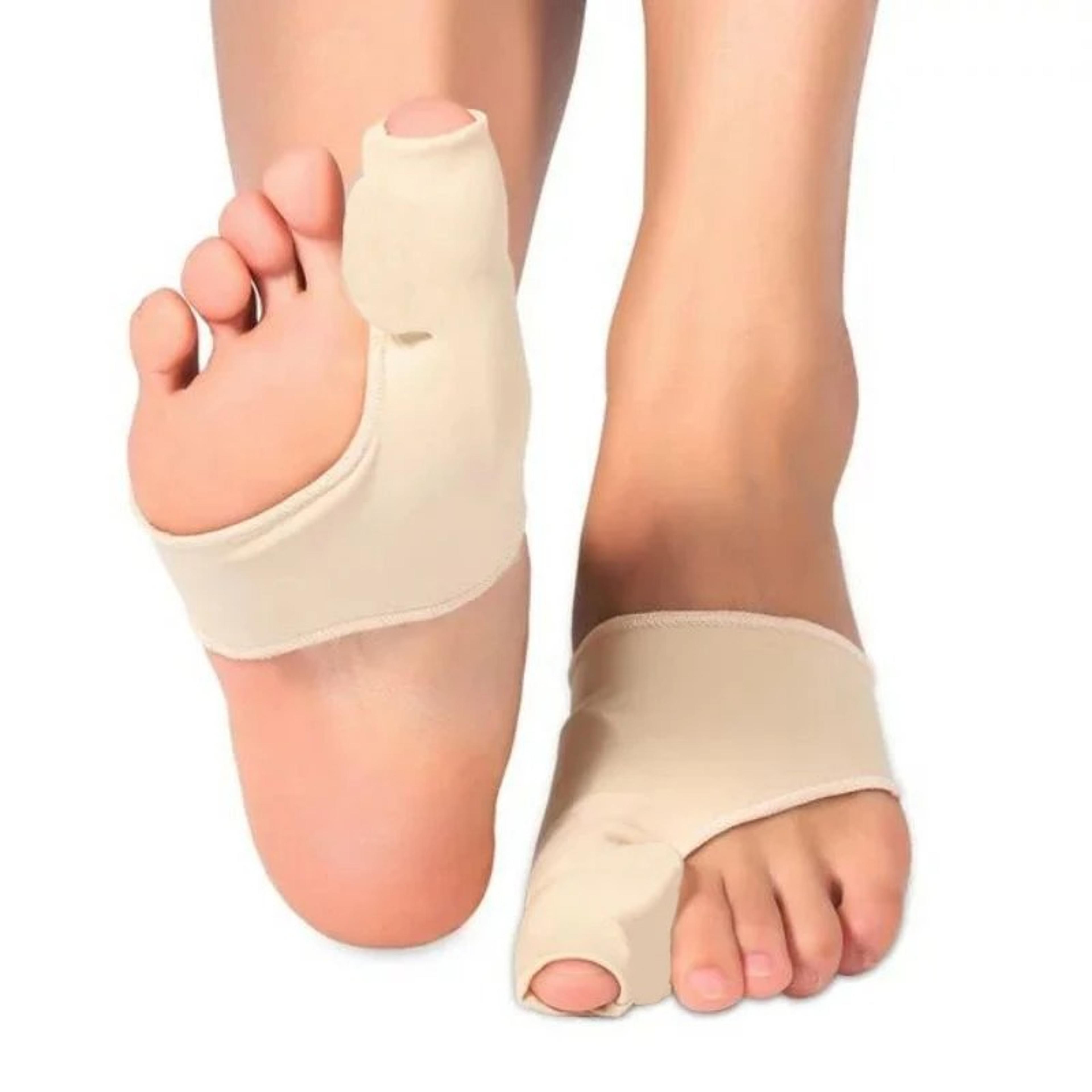 bunion corrector and big toe separator sleeve foot care tool for pain relief and alignment