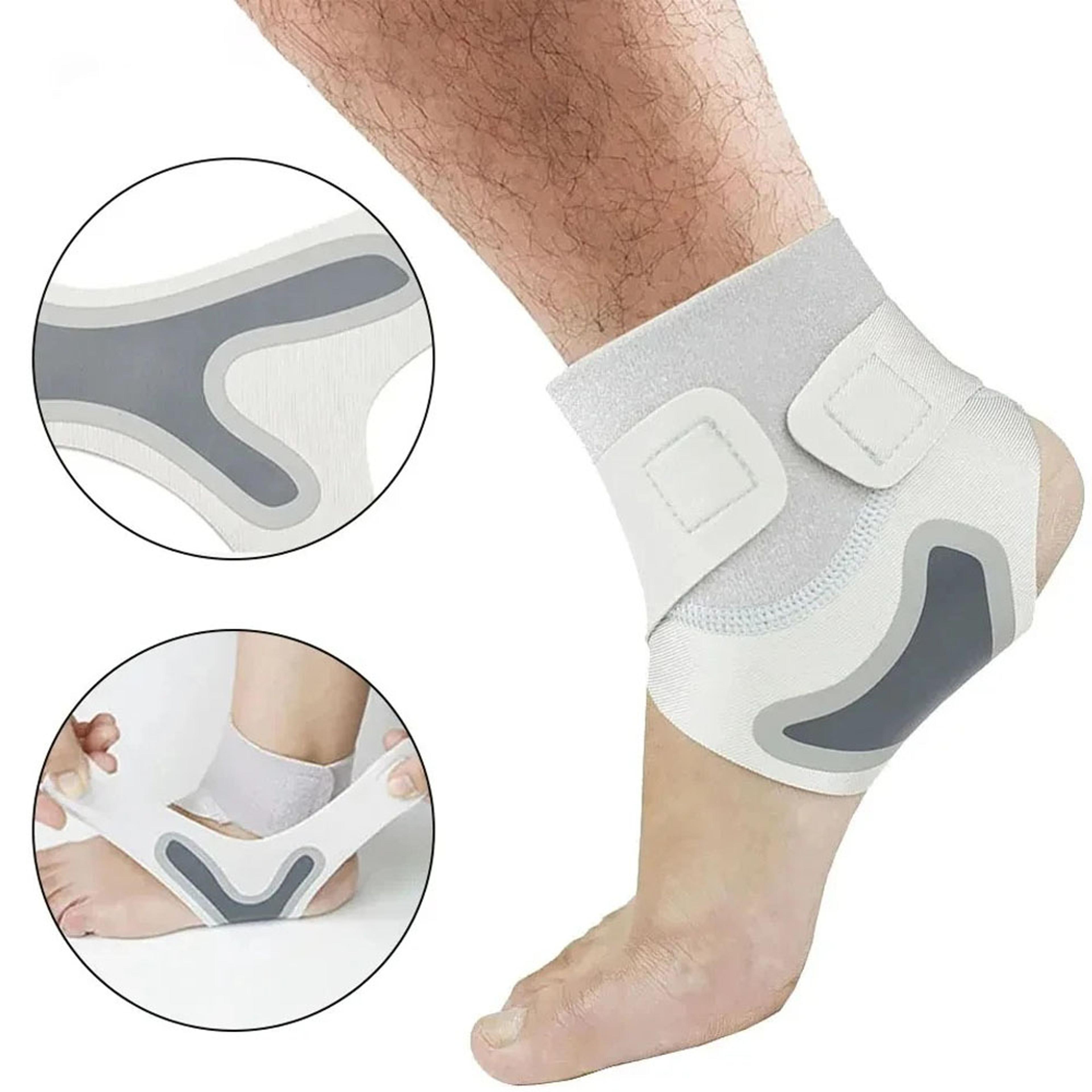 sports compression ankle support brace pain relief for sprains, tendon stabilizer for running & basketball