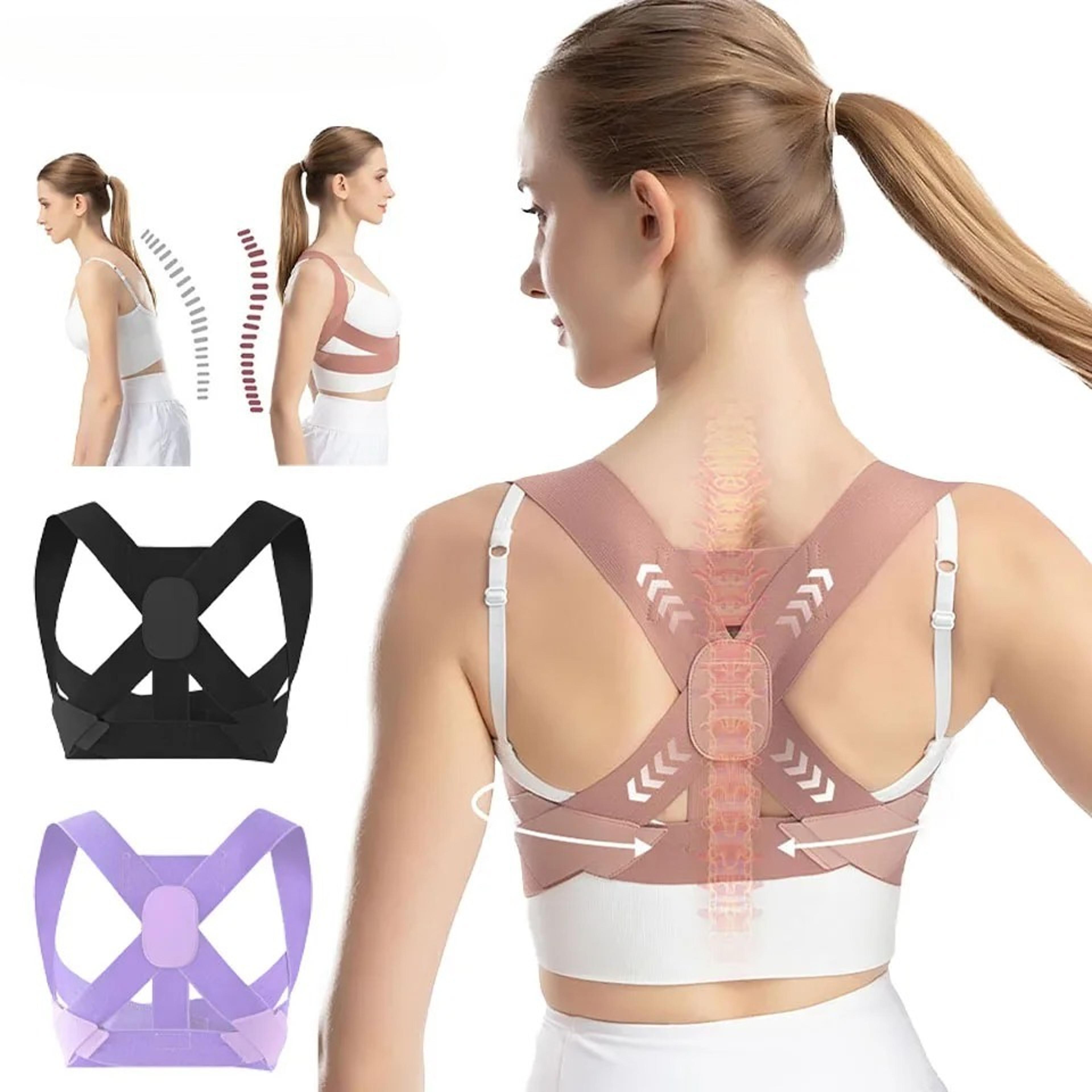 premium adjustable posture corrector belt for back support and hunchback relief