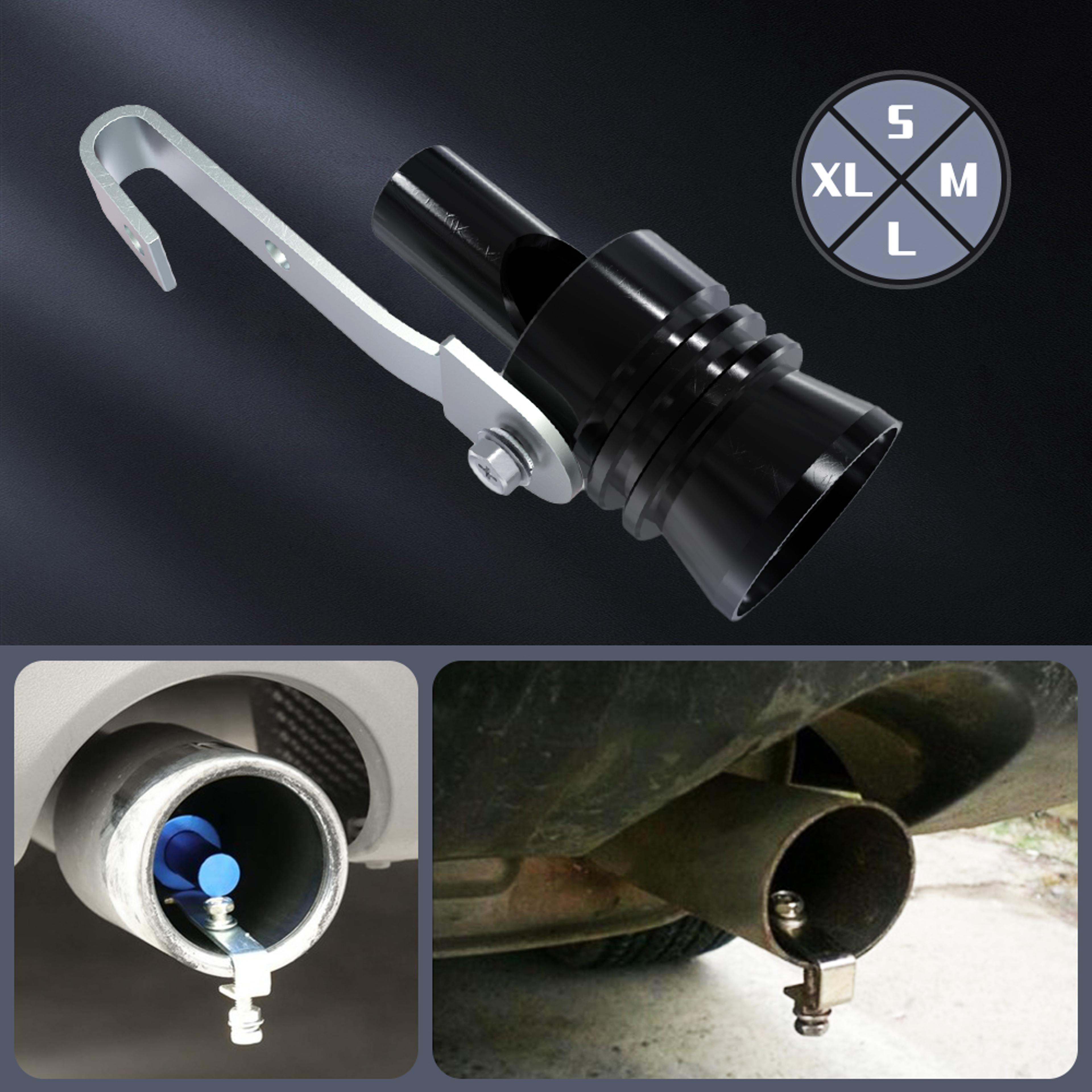 universal car turbo simulator muffler tip exhaust sound nozzle for cars