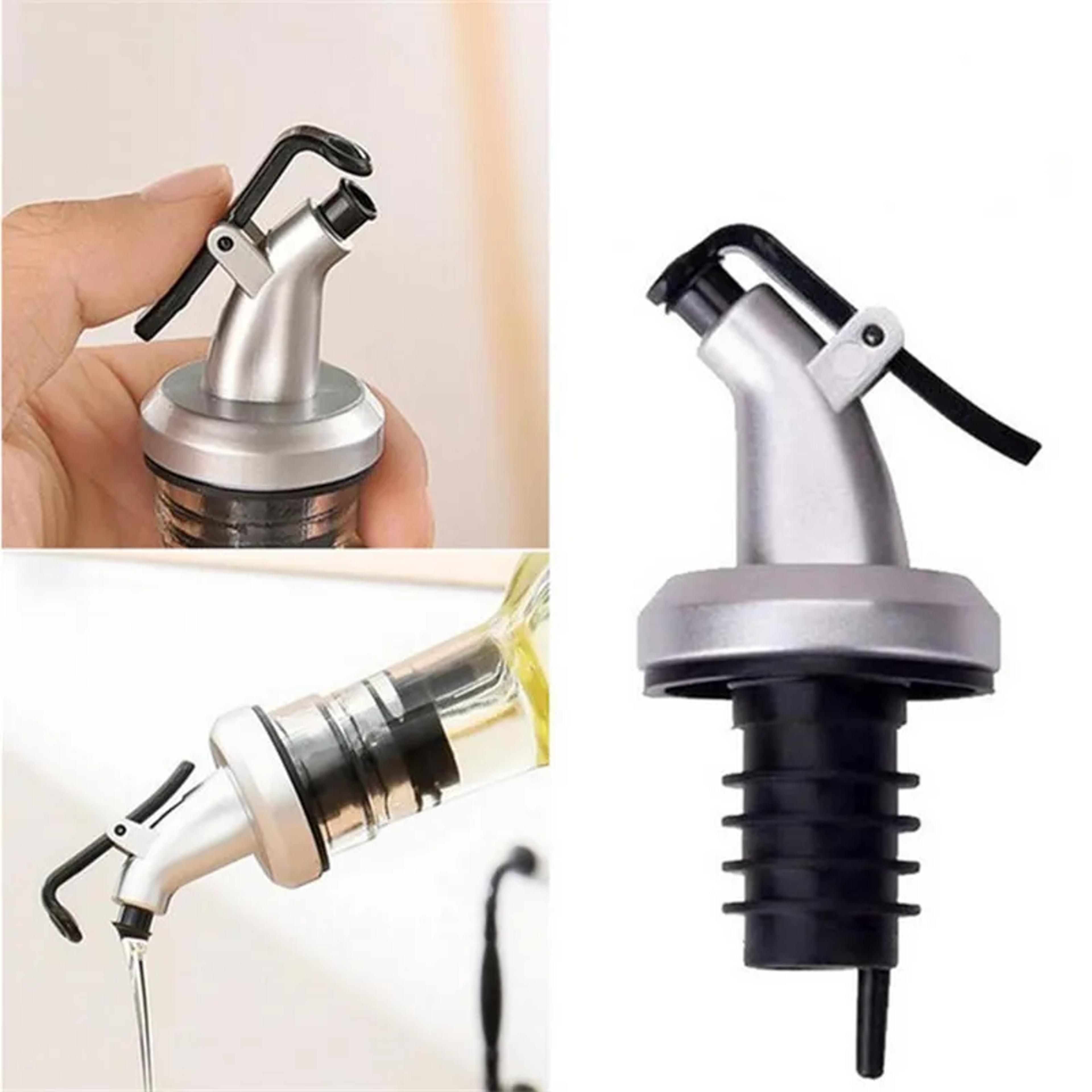 leak-proof oil sprayer & liquor dispenser flip top wine pourer for easy pouring & kitchen efficiency