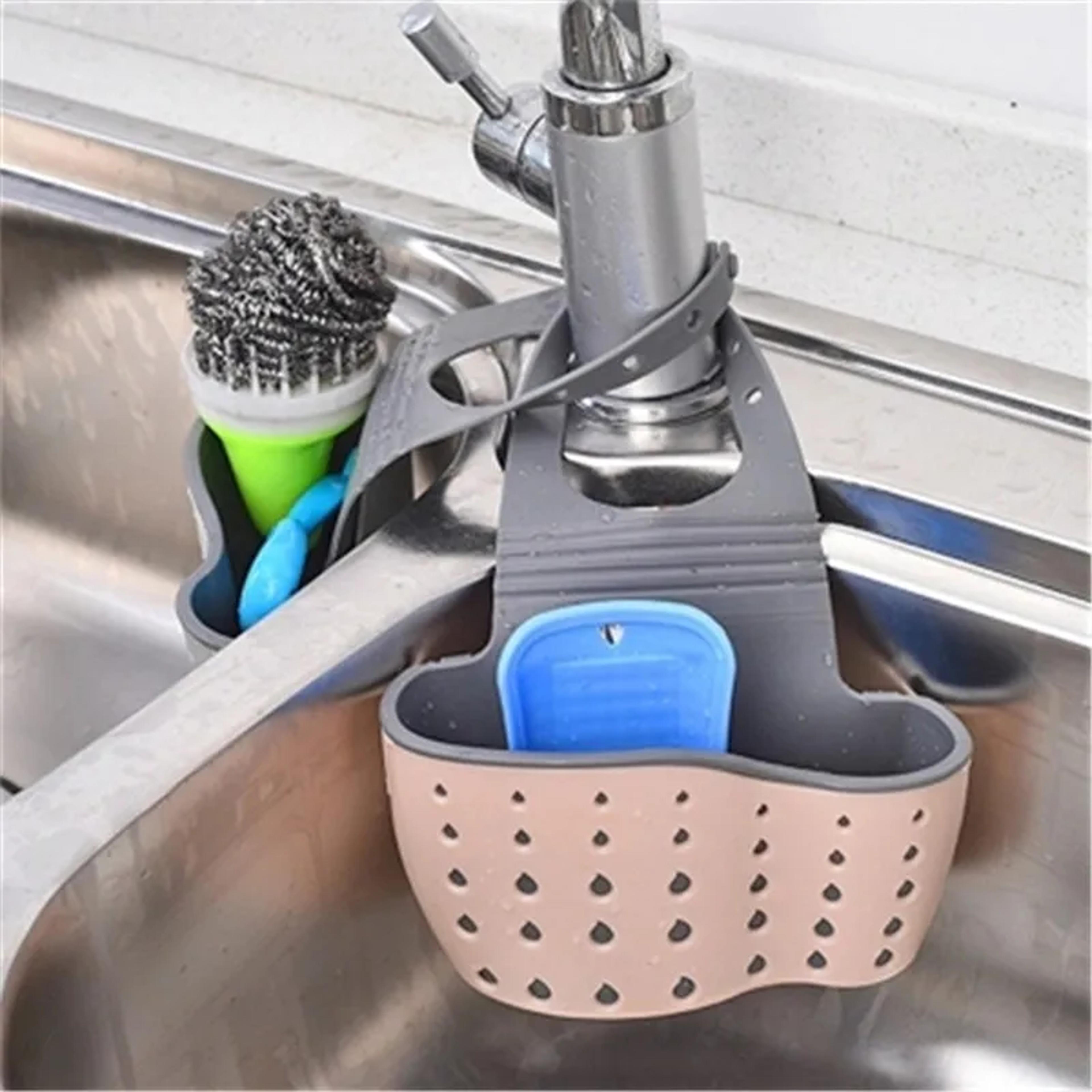suction cup kitchen sponge holder pp rubber toilet soap shelf & organizer for easy storage