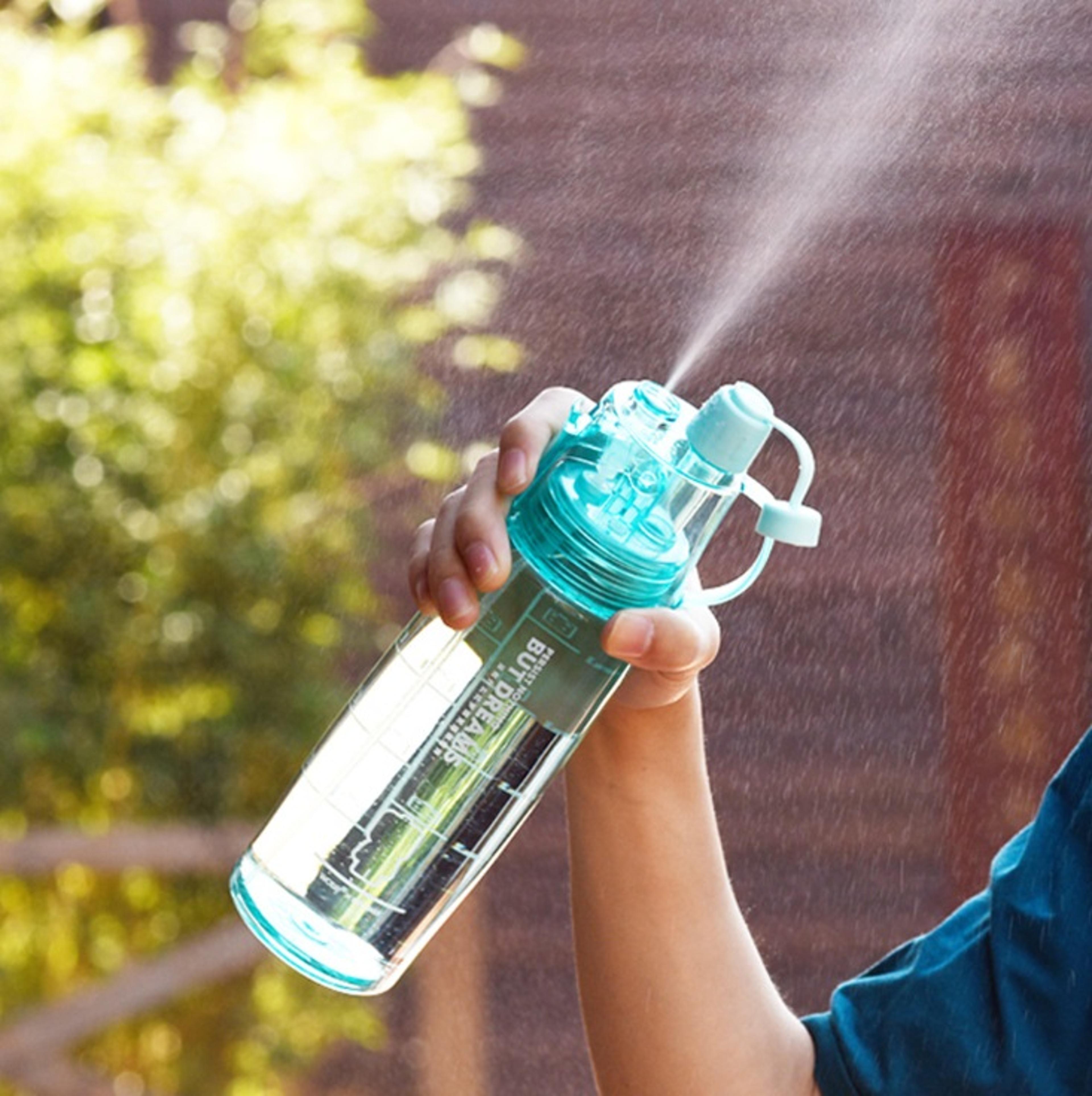 portable bike water bottle spray sports water bottle for hydration, ideal for outdoor activities