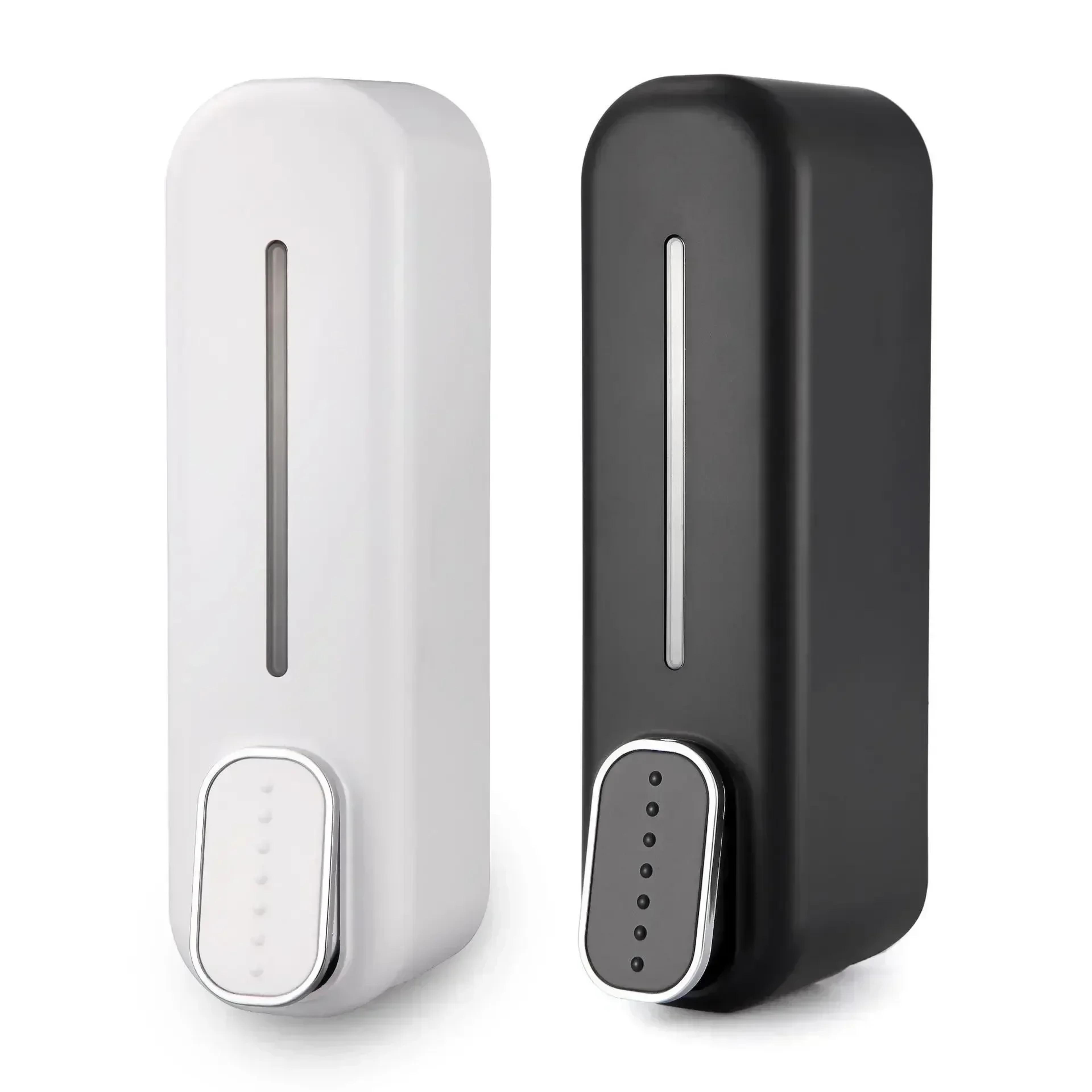 wall mounted soap dispenser convenient manual shampoo, shower gel & lotion container for bathroom