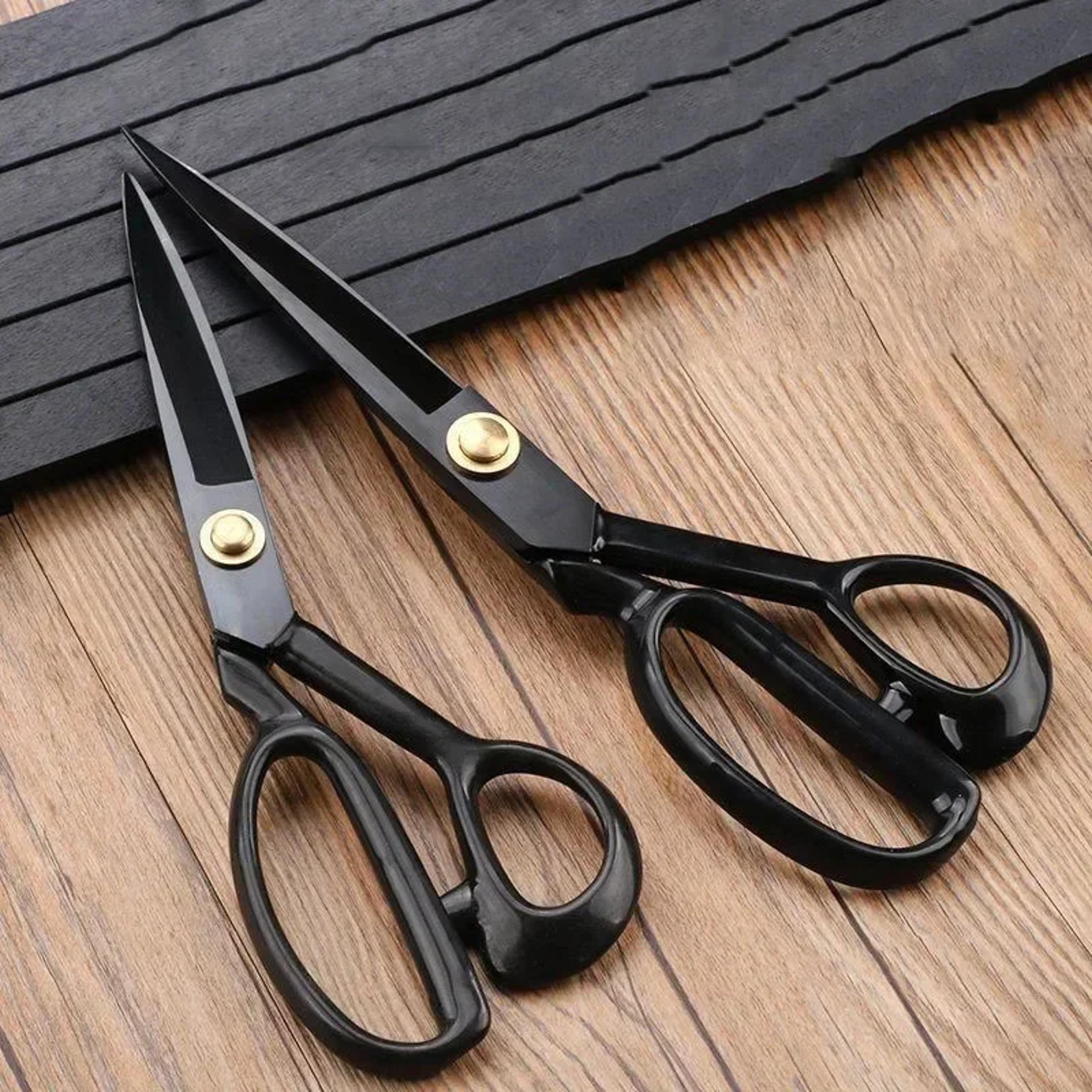 stainless steel tailor scissors for fabric & leather cutting sewing accessories