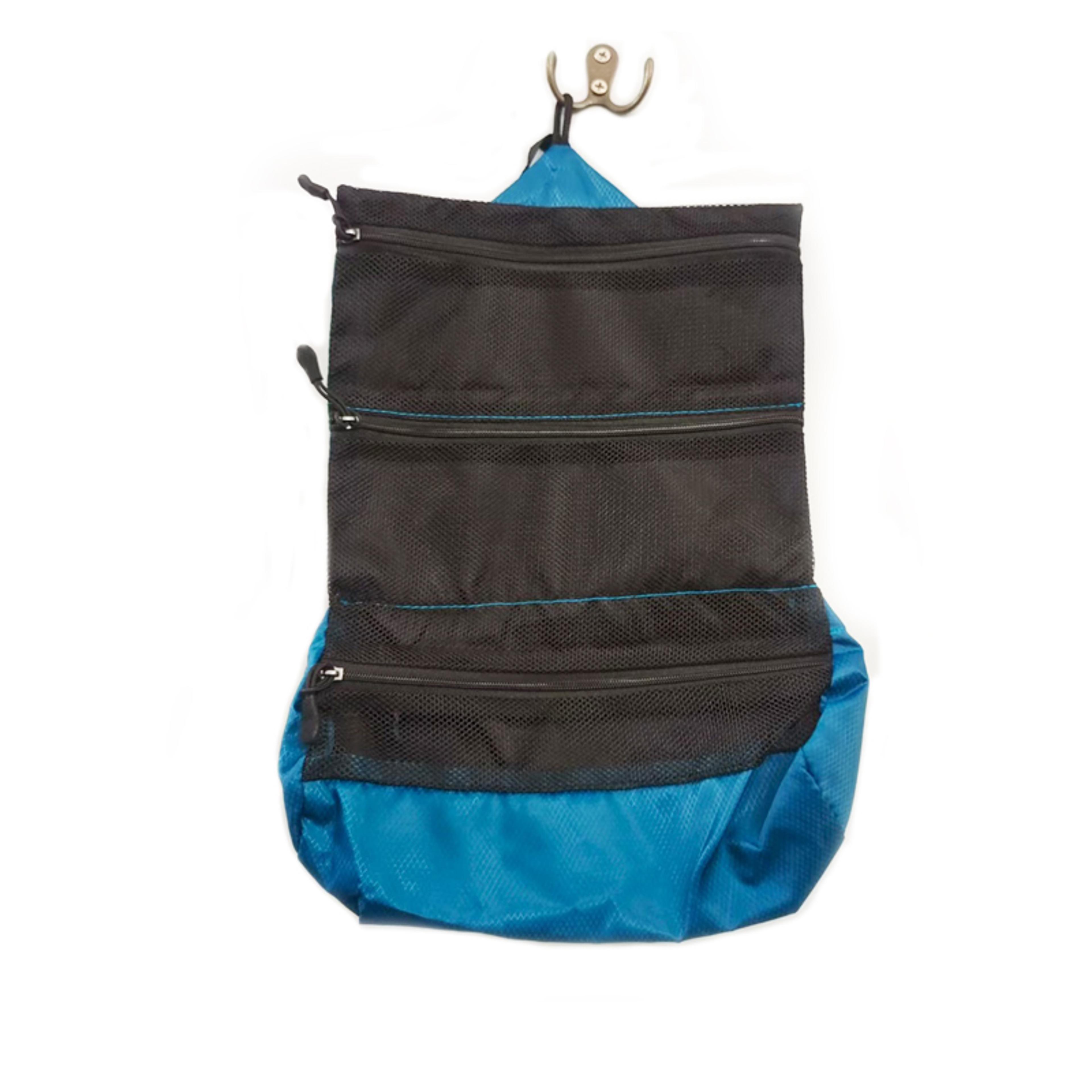 premium foldable toiletry organizer waterproof portable washing bag for travel, camping, hiking, business & gym storage