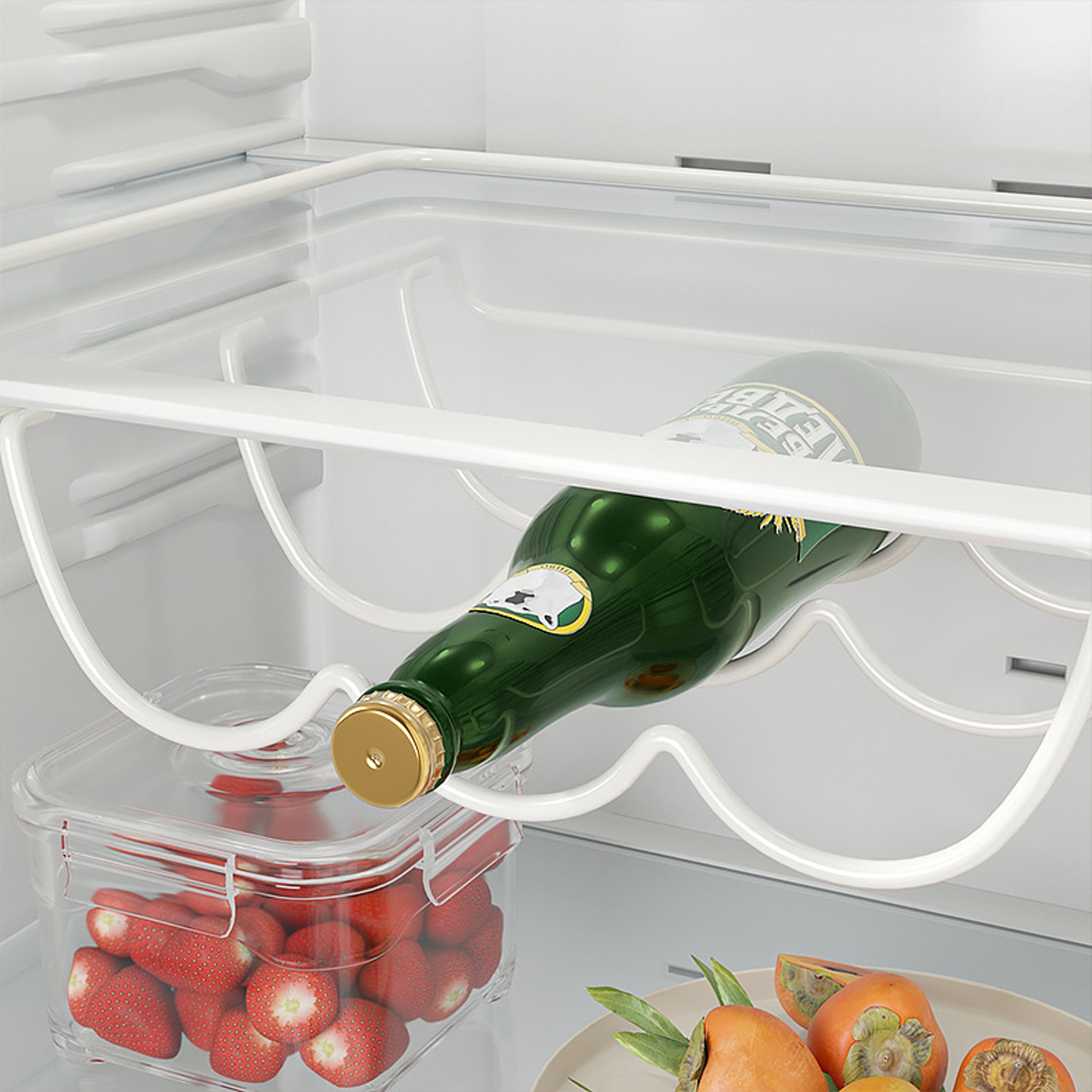 creative beer bottle organizer & wine display rack space-saving fridge storage shelf