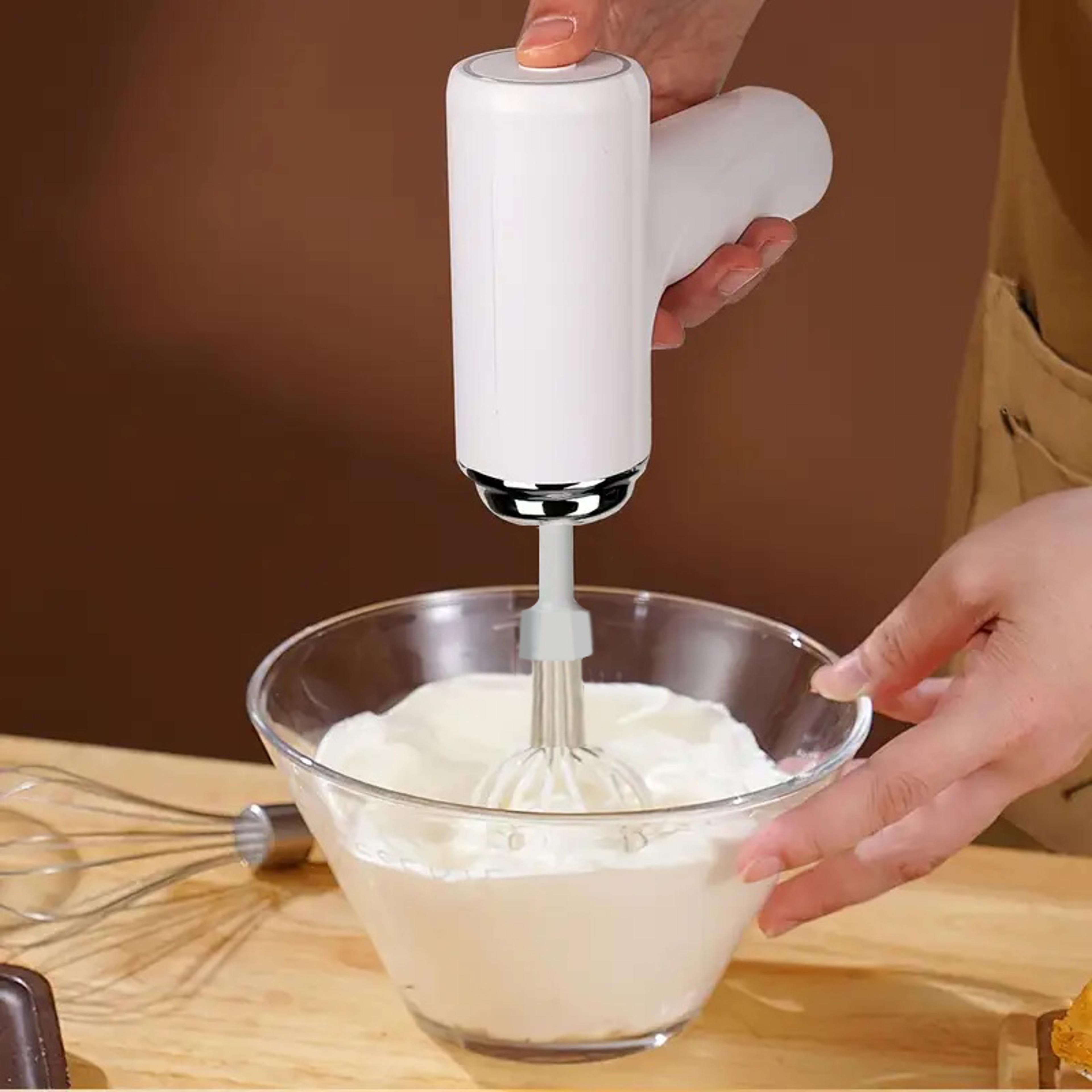 portable usb electric mixer wireless, lightweight, and easy to use
