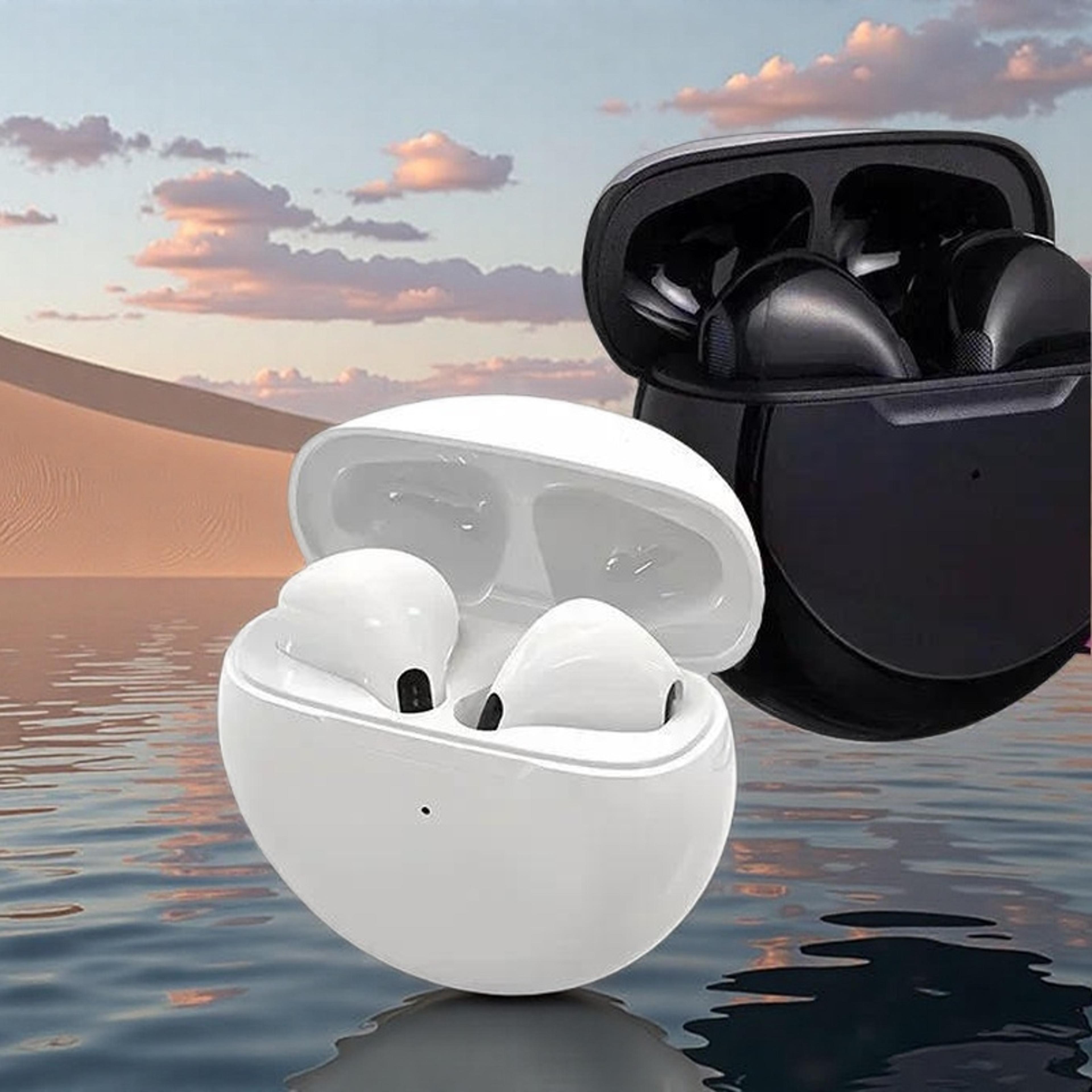 wireless bluetooth earphones, noise-cancelling earbuds with mic, bluetooth headset for clear calls & music