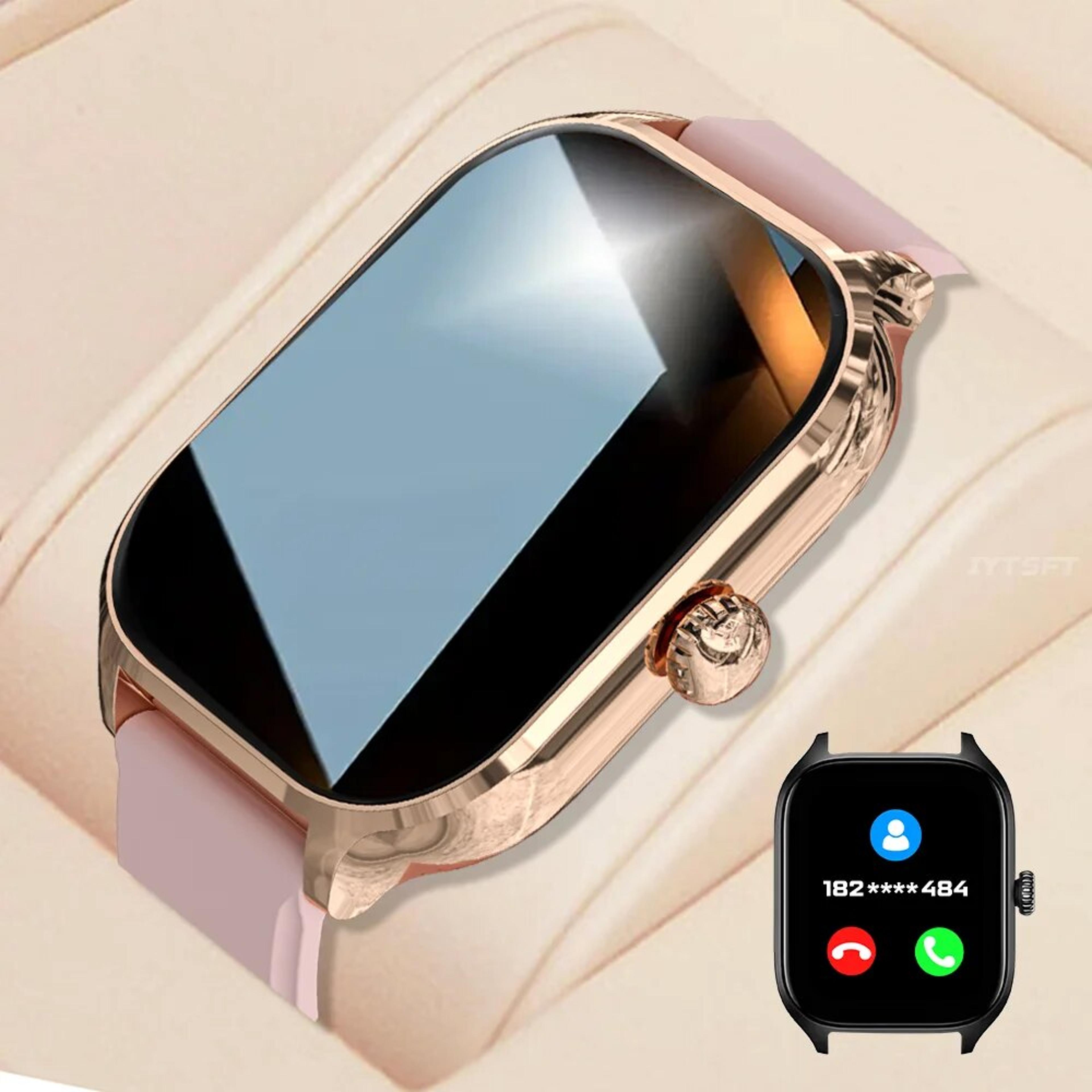 new smart watch hd display, sport modes, call & message preview, weather forecast for men & women