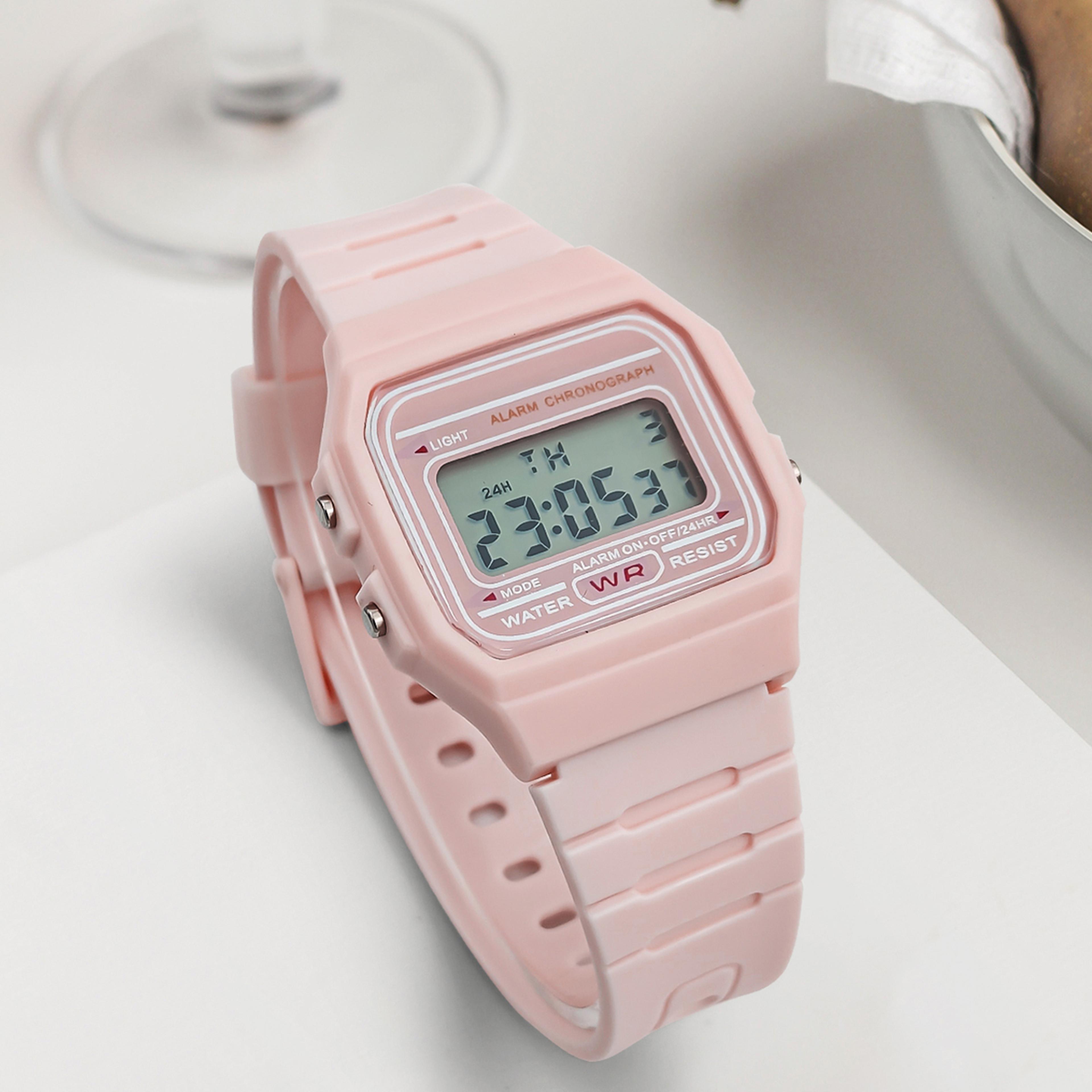 led digital sports watch for men and women multifunctional outdoor leisure watch with date, time, and stopwatch
