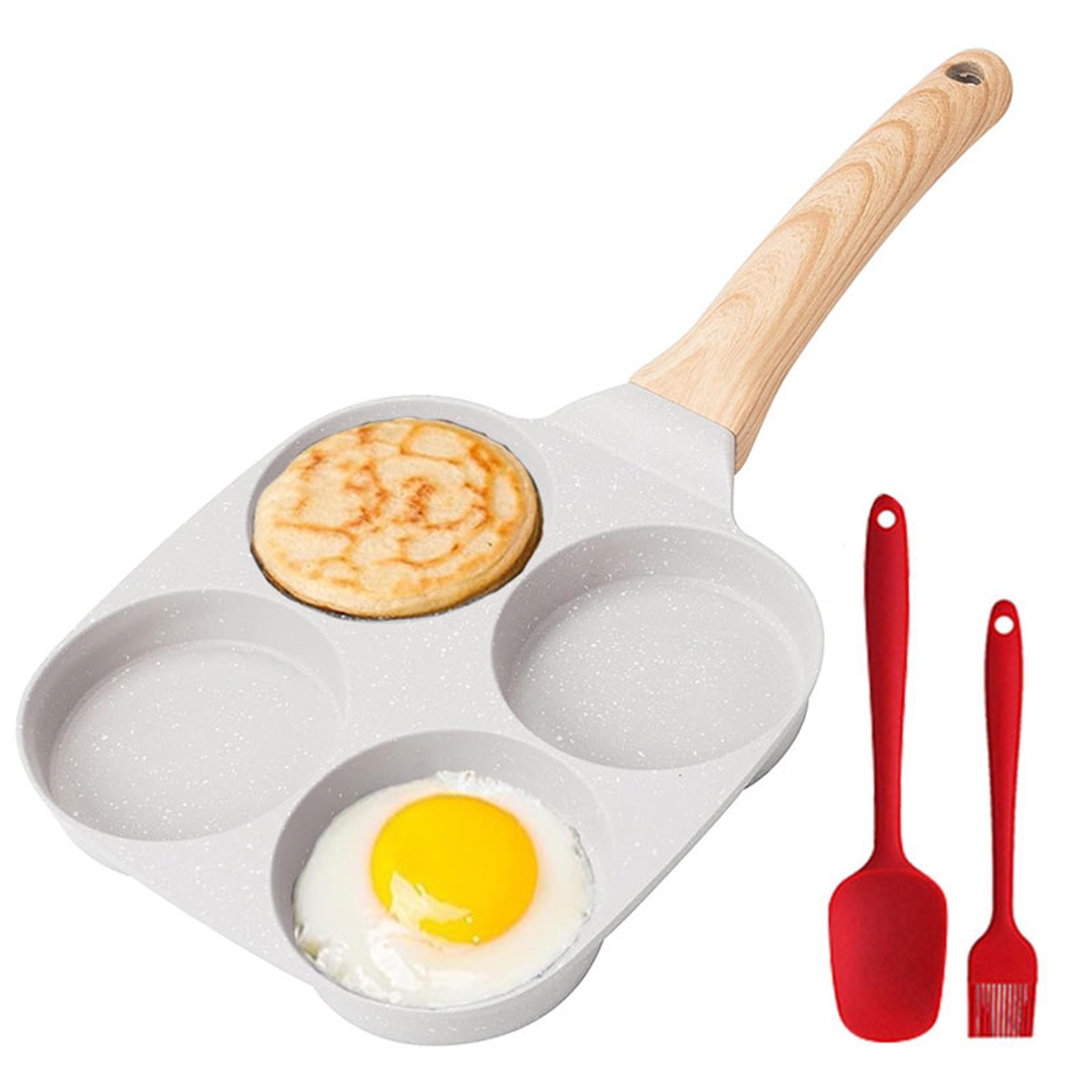 nonstick granite egg & omelette pan healthy egg cooker for gas & induction stove